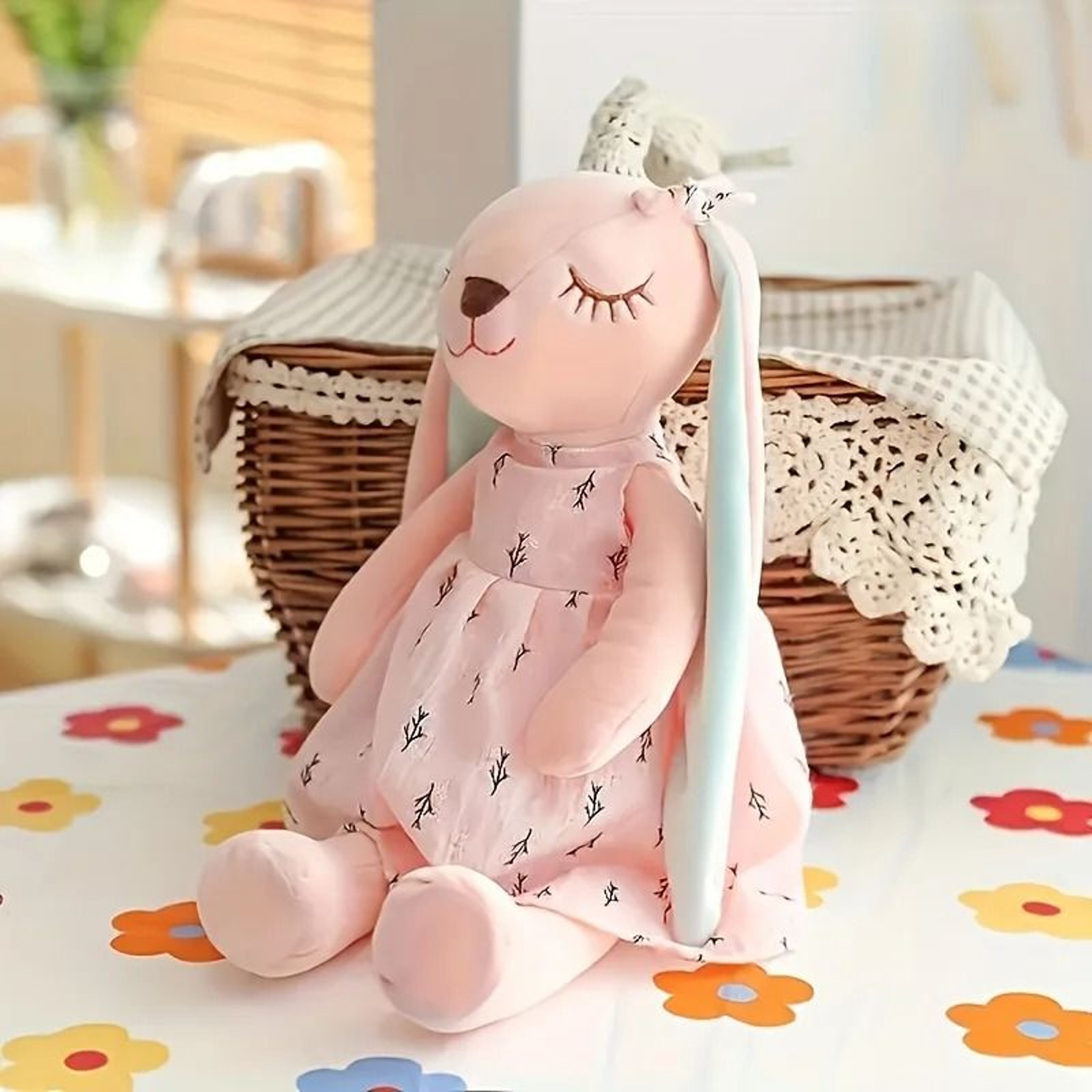 Cute Bunny Plush Toy For Kids Soft And Lightweight 4