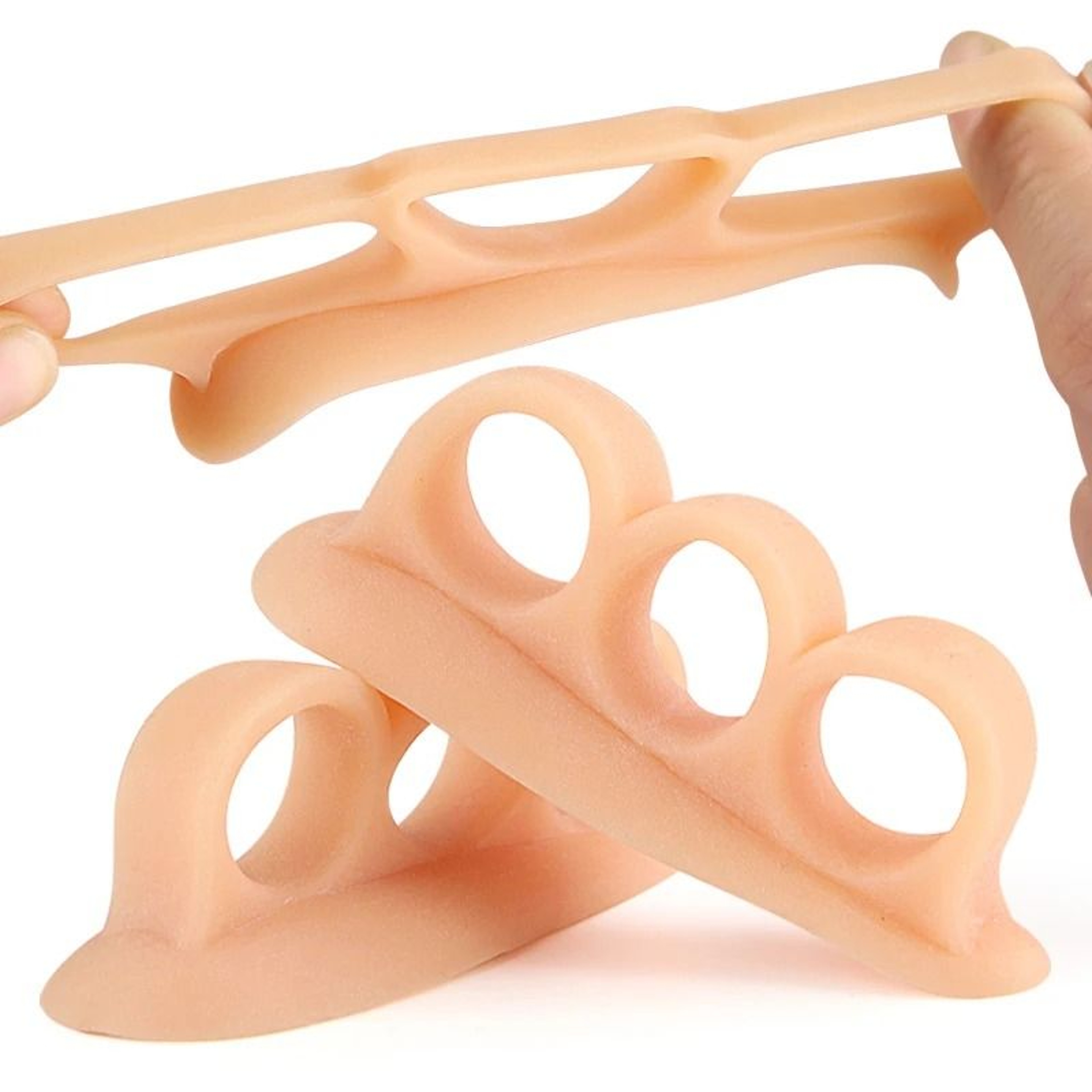 Silicone Toe Separator Pair For Hammer Toe And Bunion Support 3