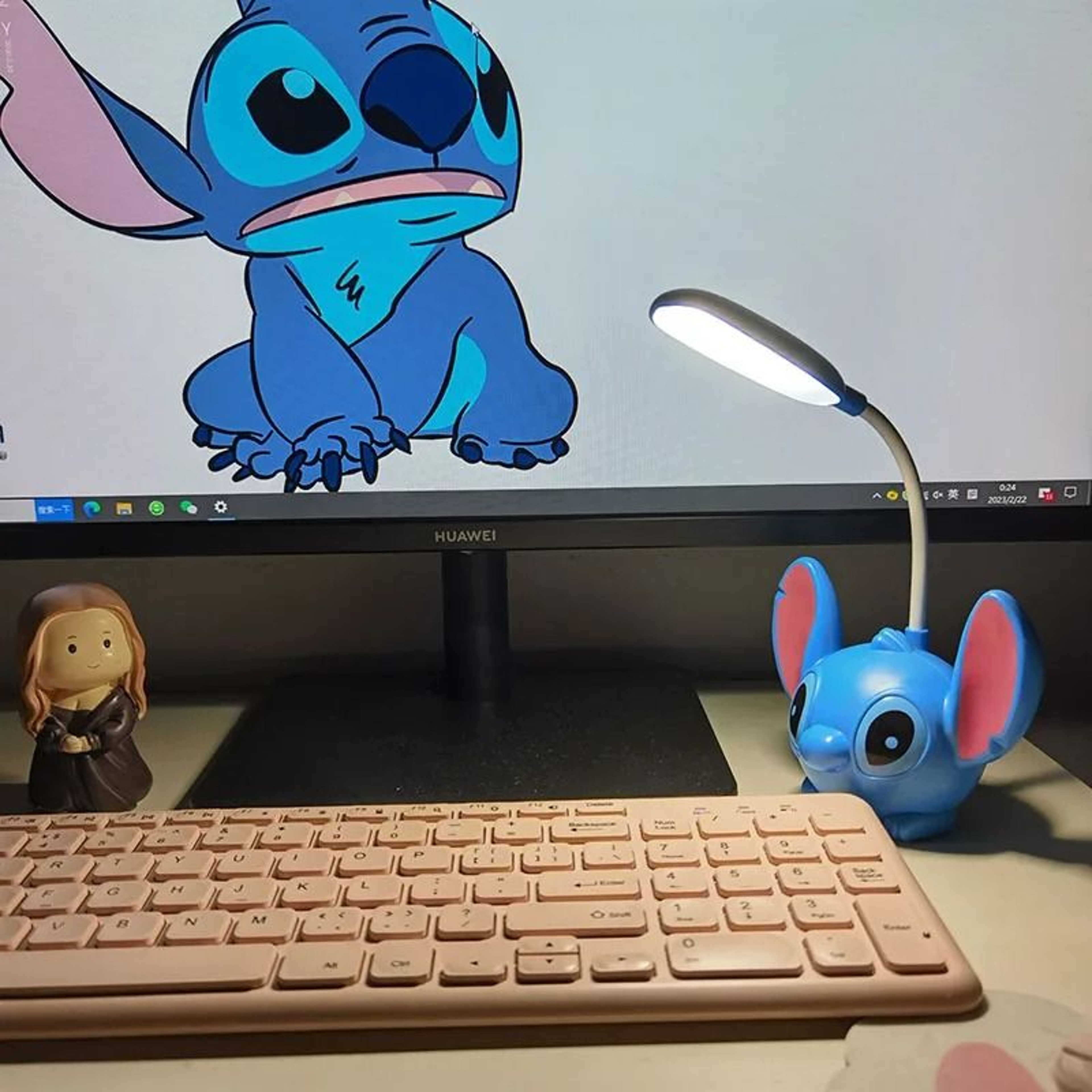 LED Character Desk Lamp With Pencil Sharpener And Rechargeable Foldable Light 5