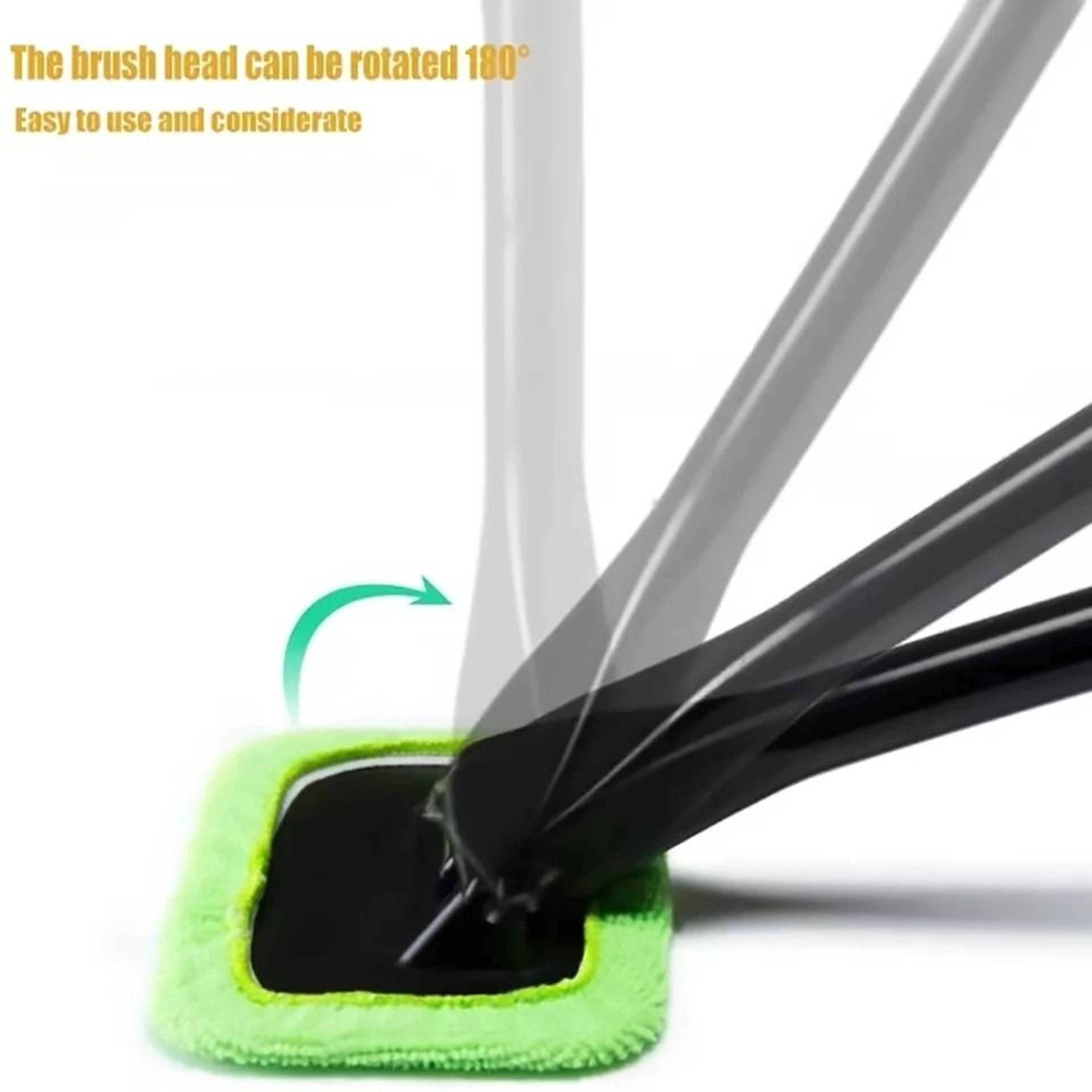 Long Handle Car Window Cleaner Brush For Interior Windshield And Glass 5