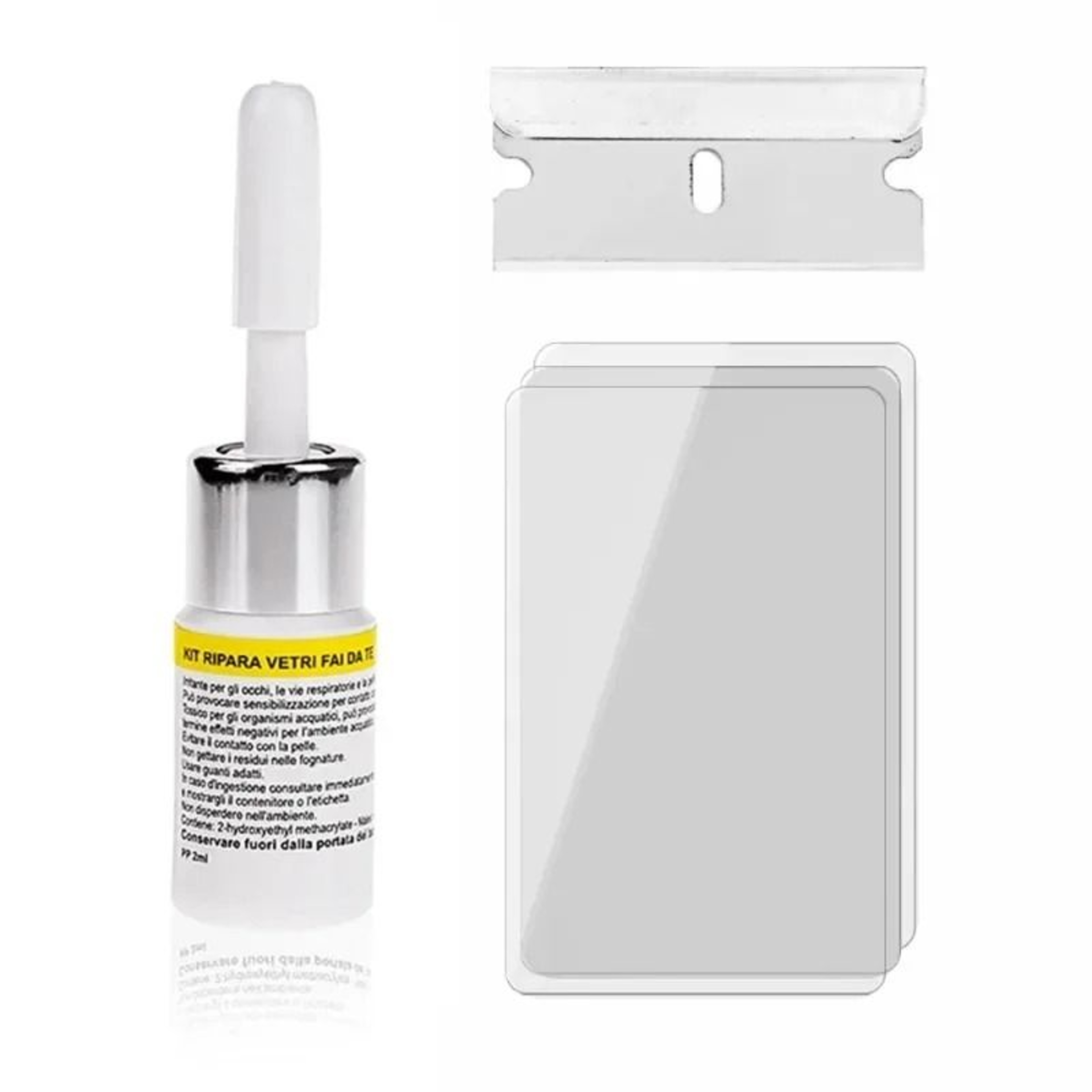 Car Windshield Crack Repair Kit Glass Curing Resin For DIY Chip And Scratch Restoration 3
