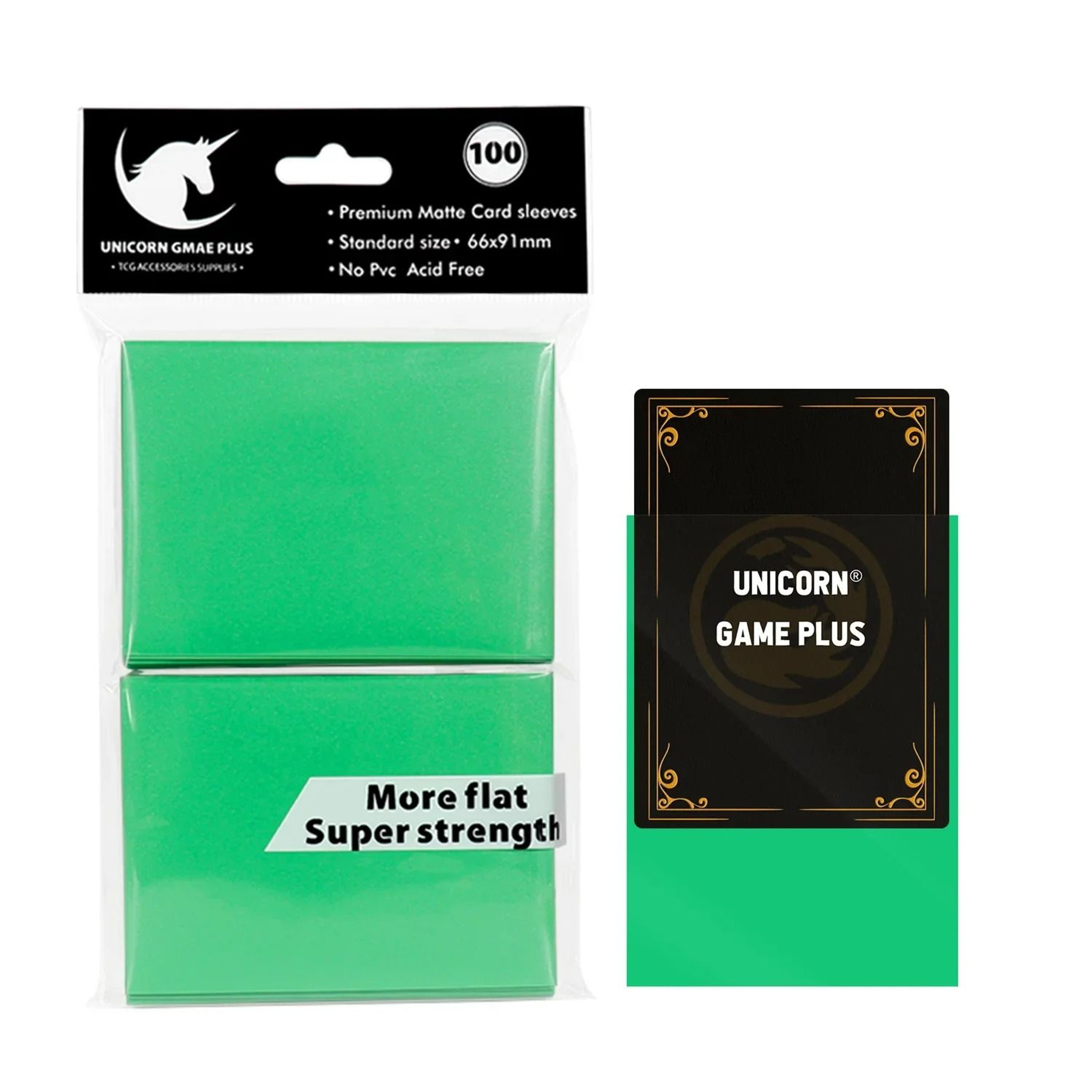 Matte Standard Card Sleeves 100 Pack Trading Card Protectors For TCG And Board Games 18
