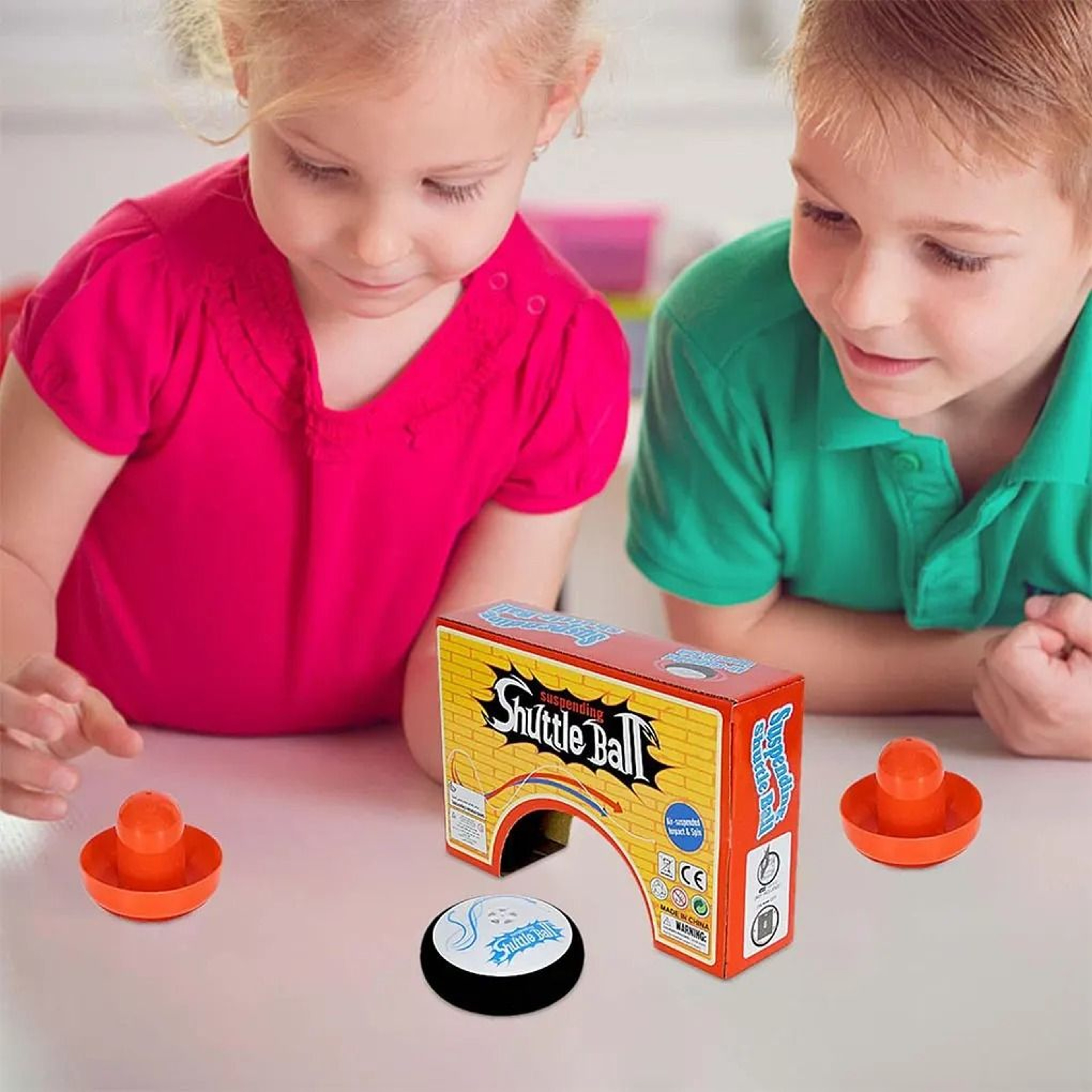 Table Hockey Game For Kids Floating Air Hockey Puck Tabletop Action Game 1