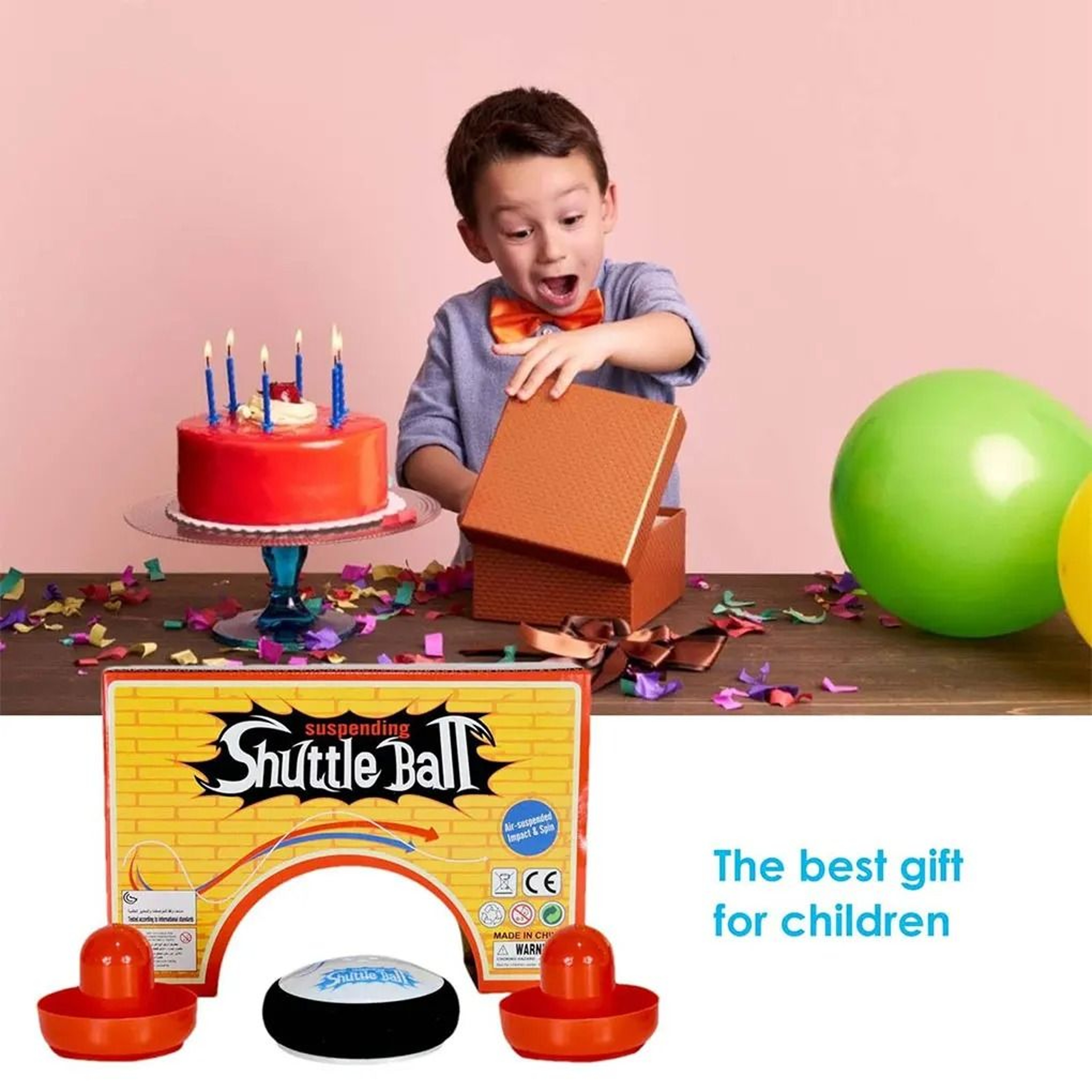Table Hockey Game For Kids Floating Air Hockey Puck Tabletop Action Game 2