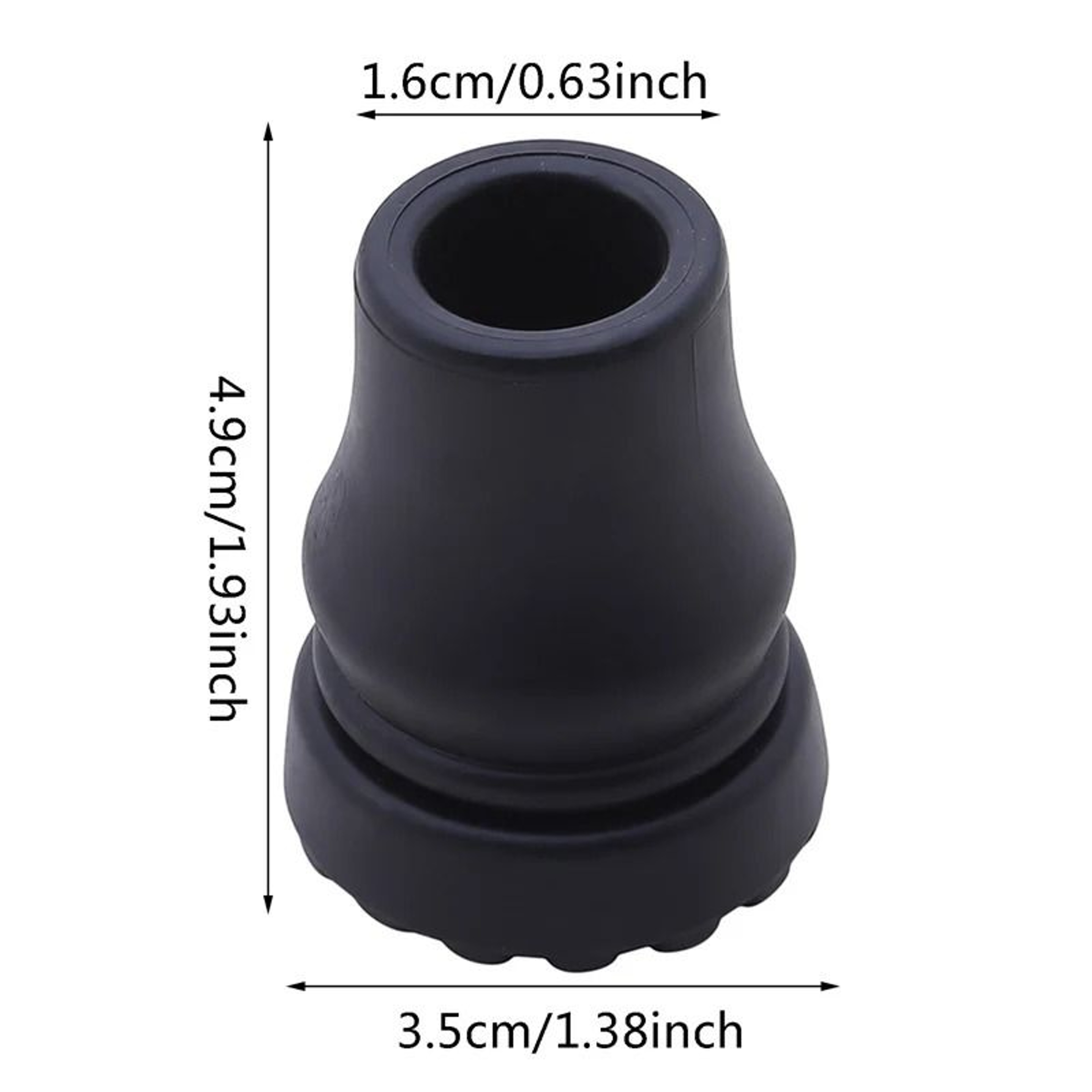 Anti Slip Walking Stick Cane Tip Cover 1622mm 4
