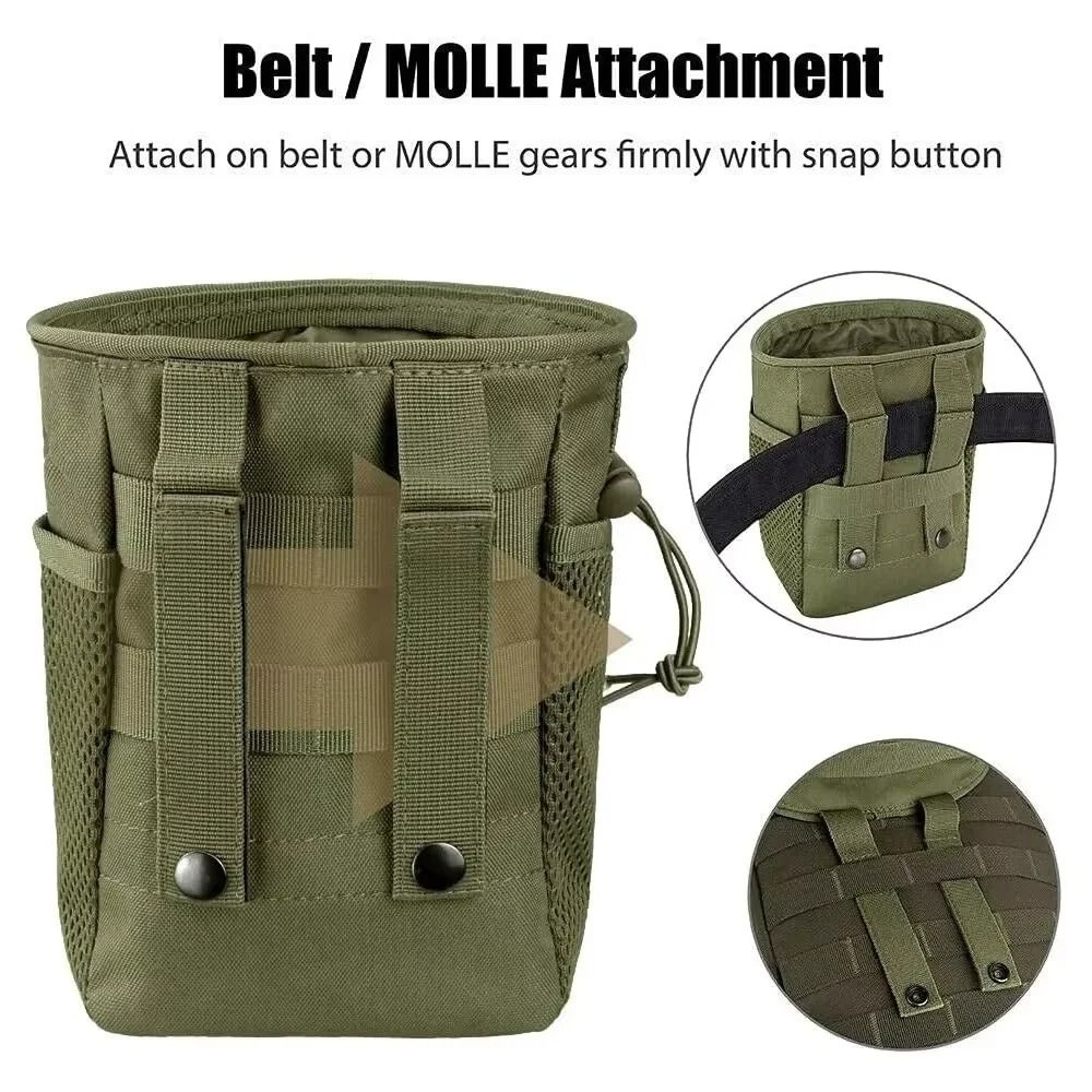 Molle Dump Pouch Tactical Magazine Recovery Waist Bag 5