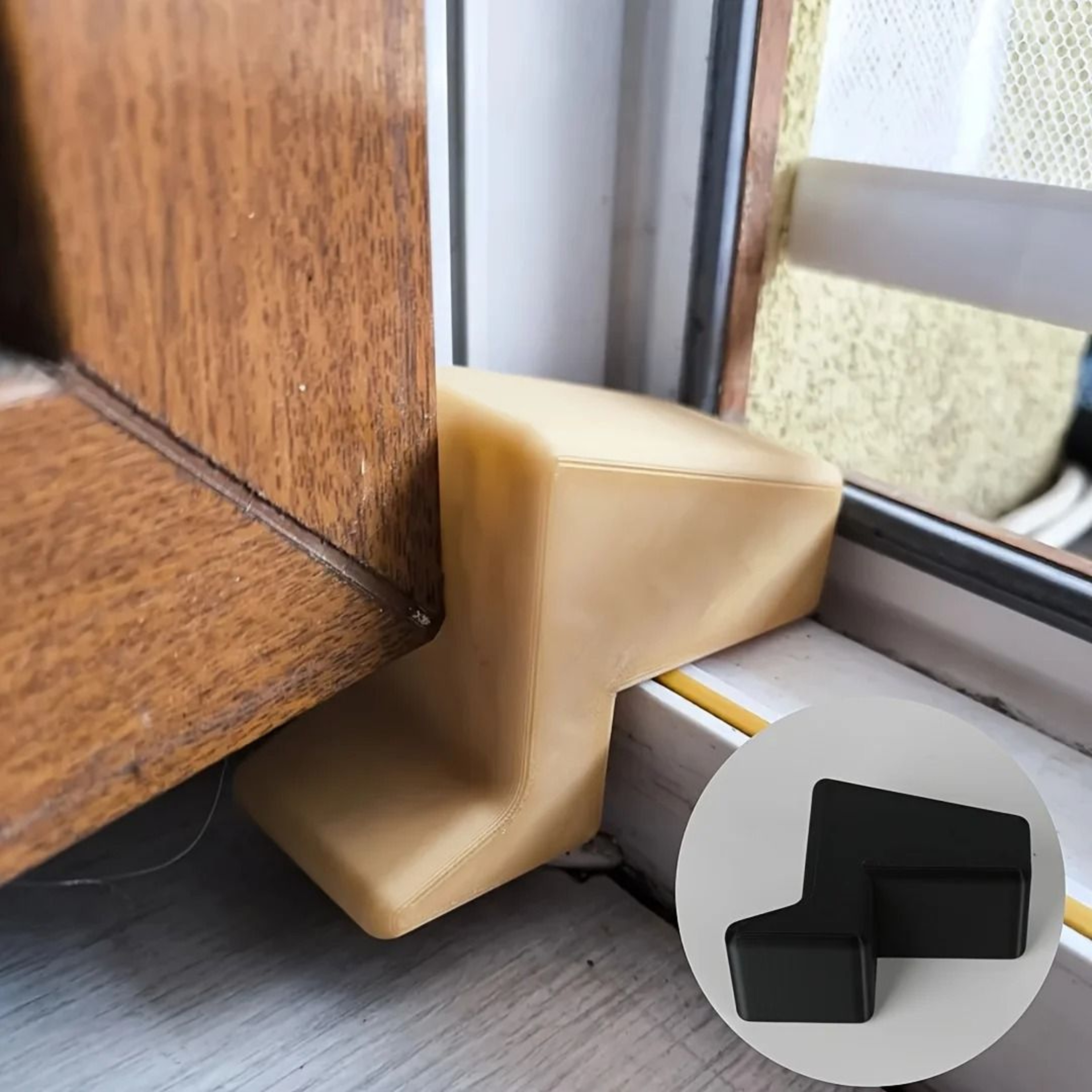 HeavyDuty Door Stopper Wedge With NonSlip Base 4