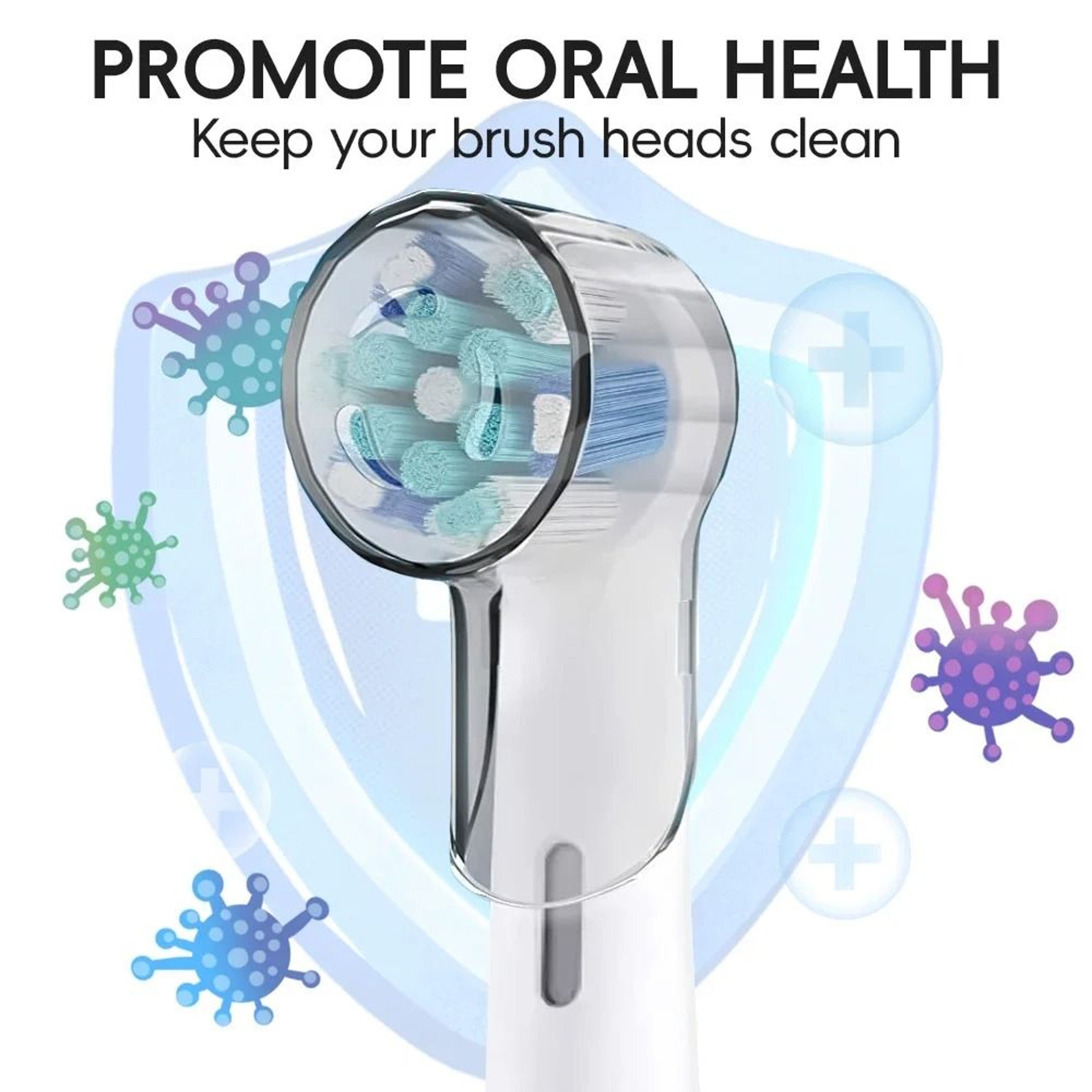 Electric Toothbrush Head Dustproof Cover Caps 4