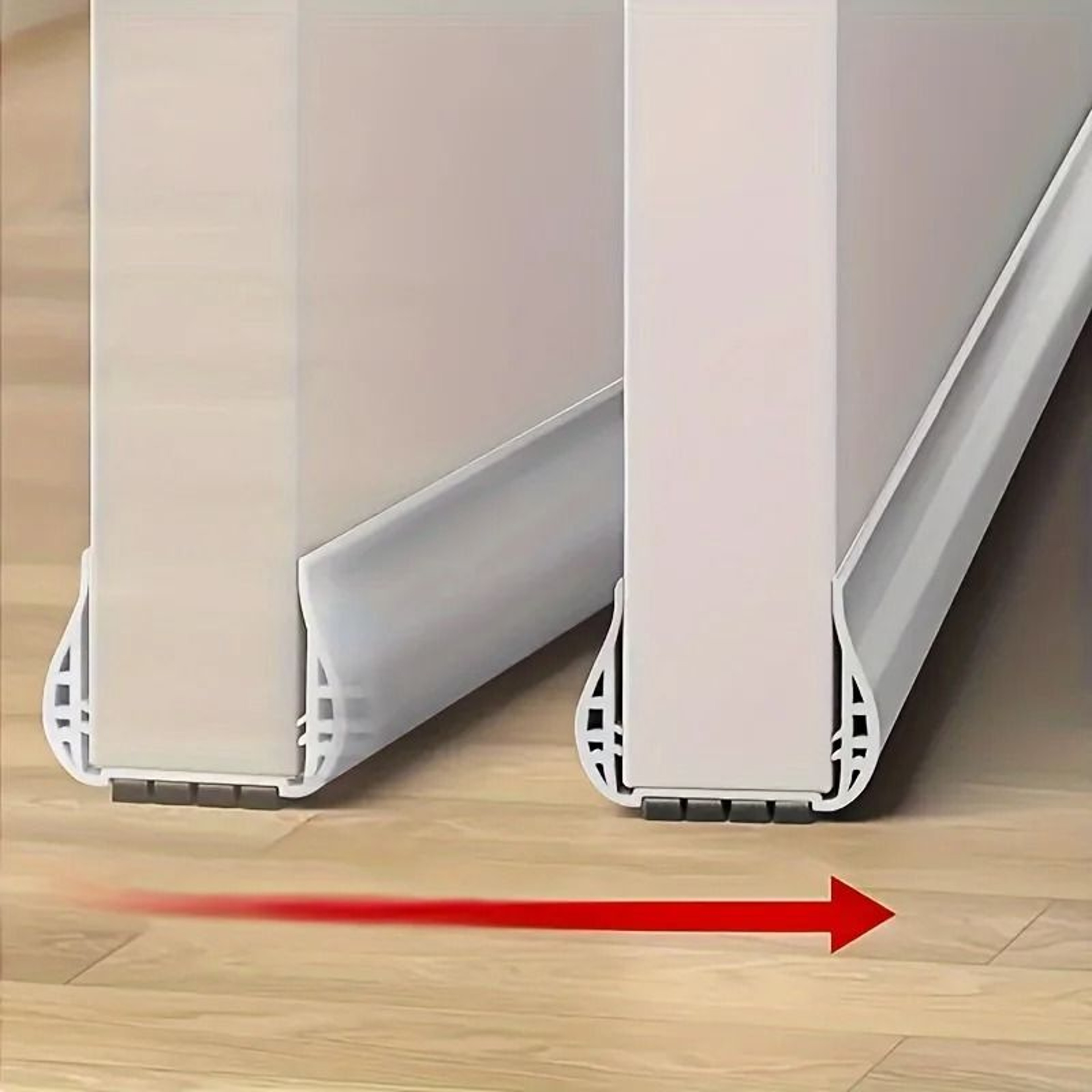 Adjustable Door Draft Stopper Bottom Seal Strip 4