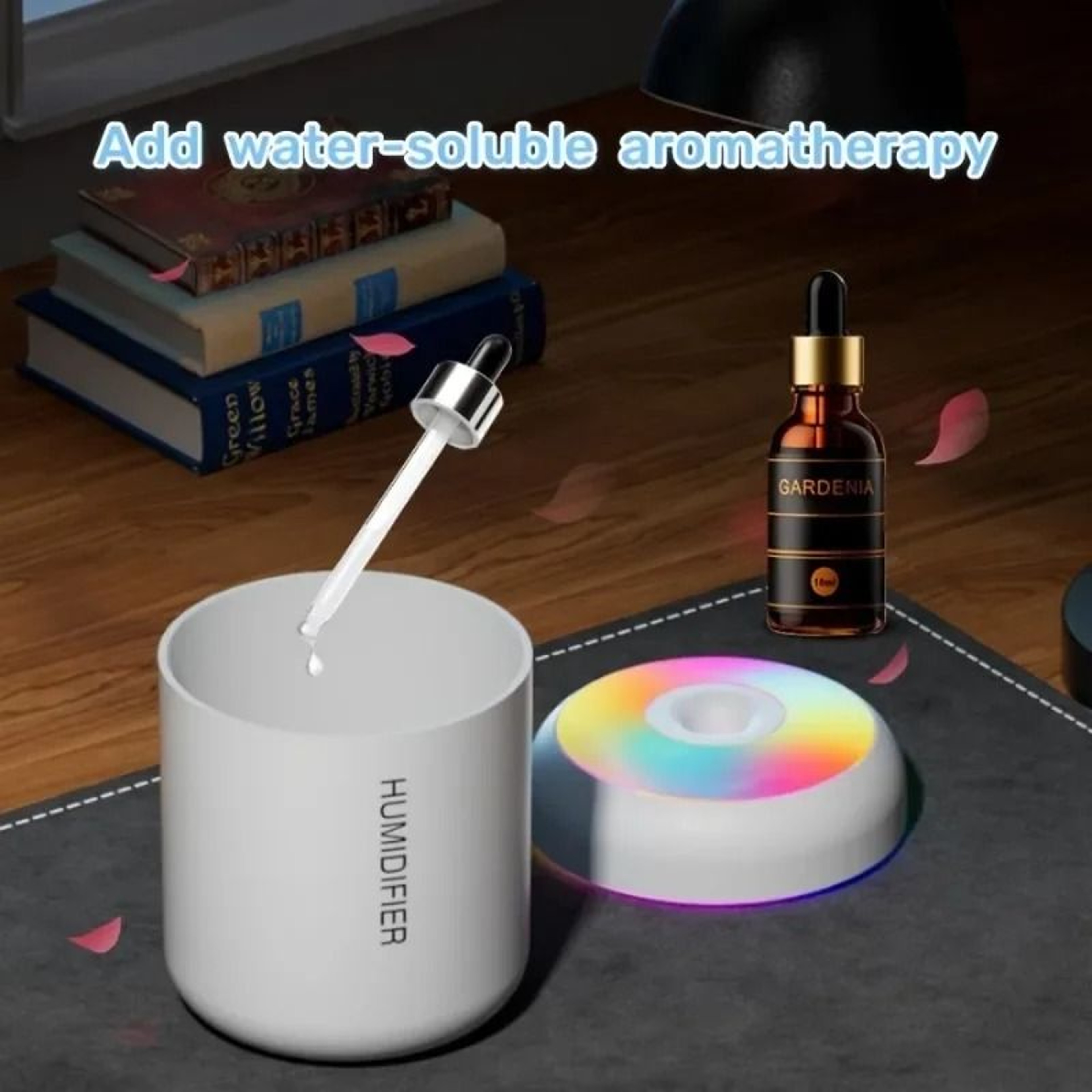 Portable Mini USB Air Humidifier Aroma Diffuser 5
