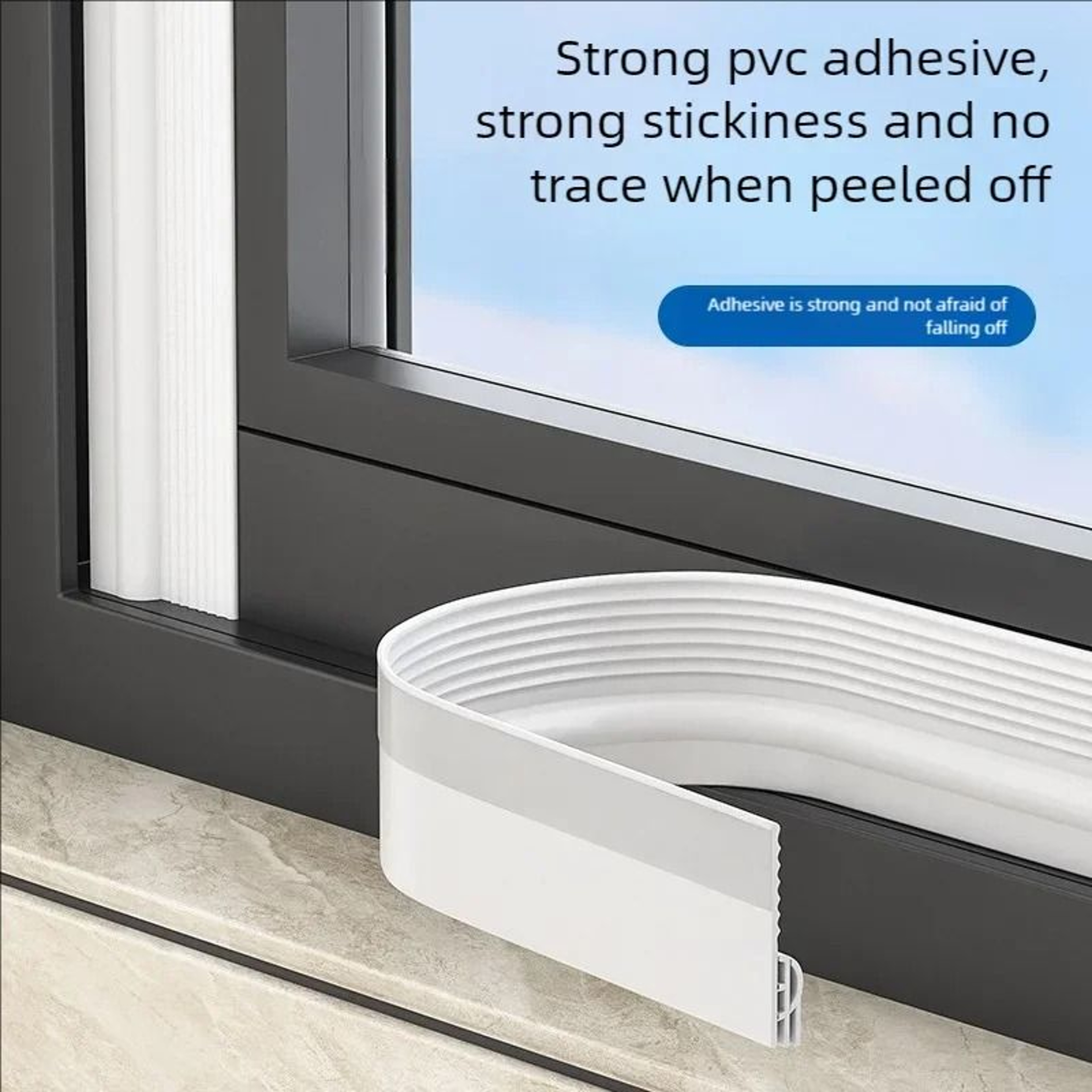 Triple Soundproof Window Seal Strip Self Adhesive Design 3