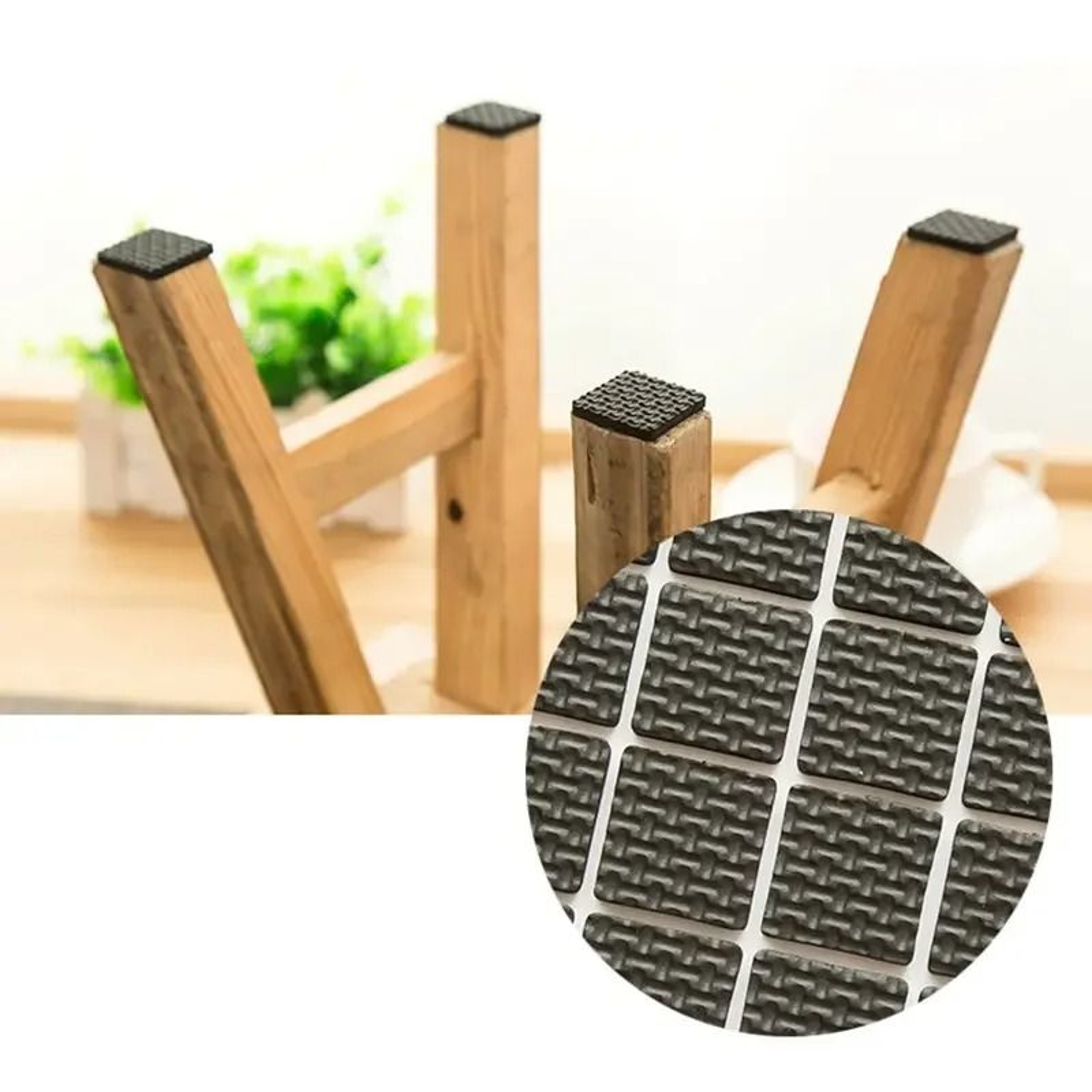 Self Adhesive Furniture Leg Protector Pads Anti Skid Design 6