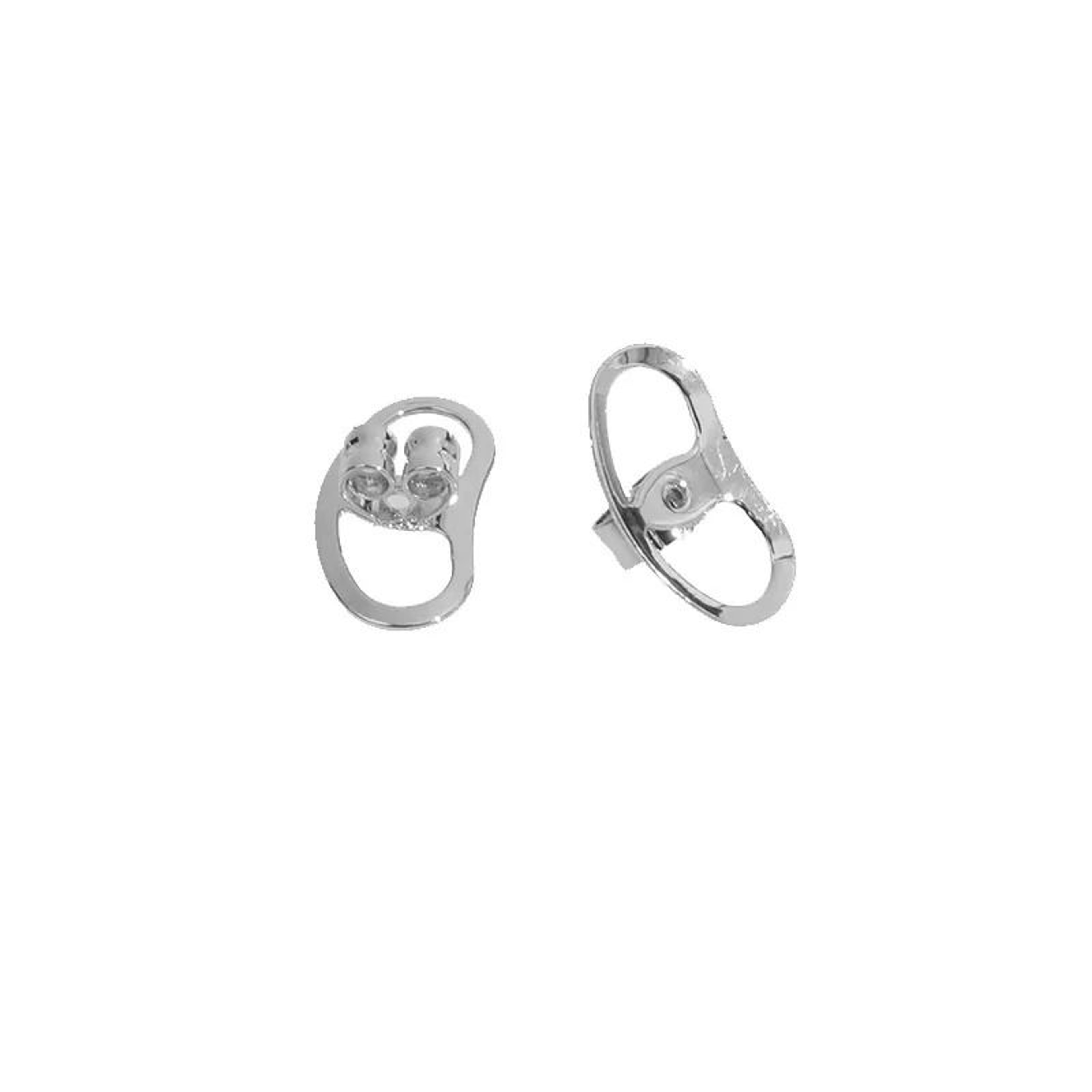 Metal Earring Lifters Backings Safety Fasteners 4 Piece Set 2