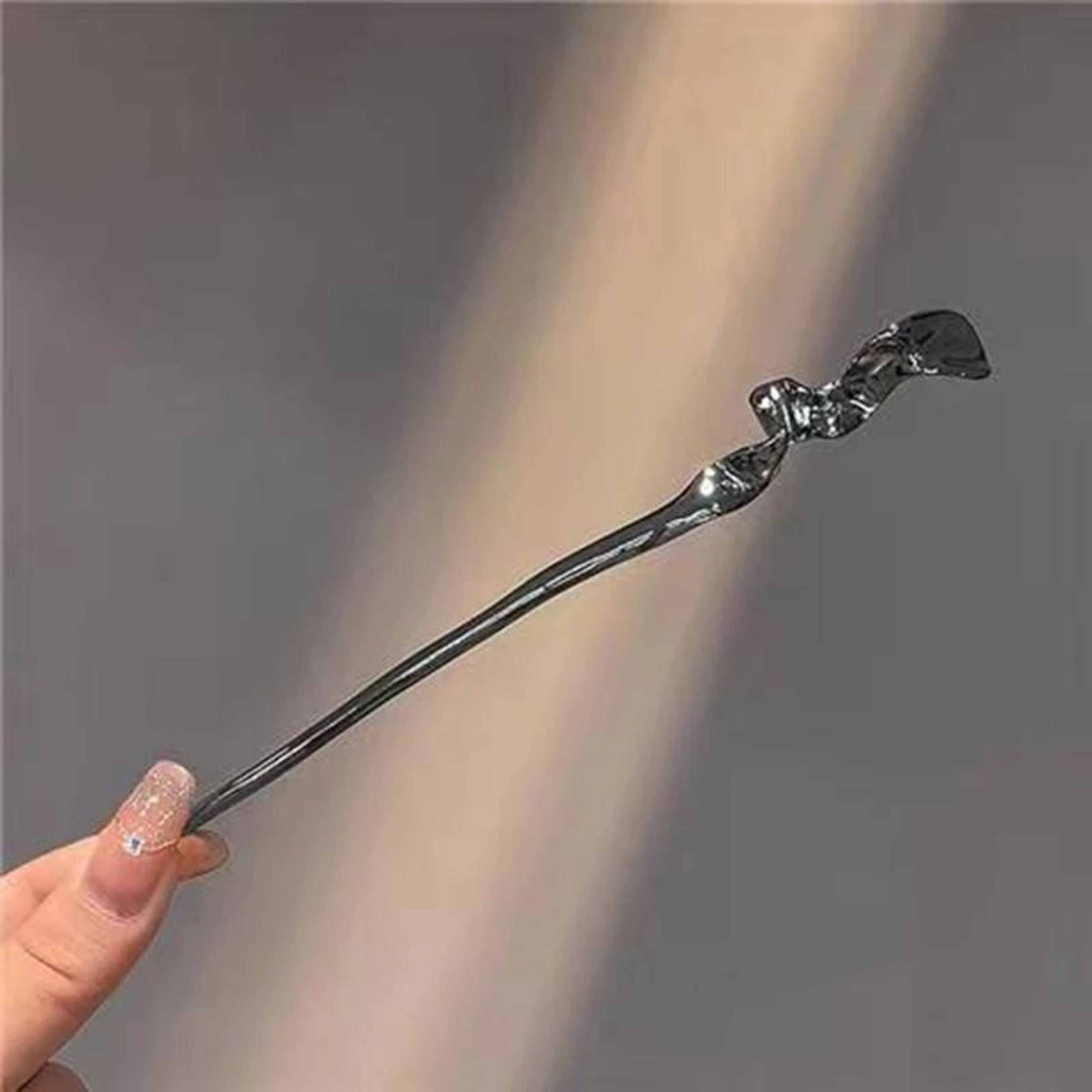 Minimalist Metal Hair Stick Punk Inspired Chinese Style Hairpin 4