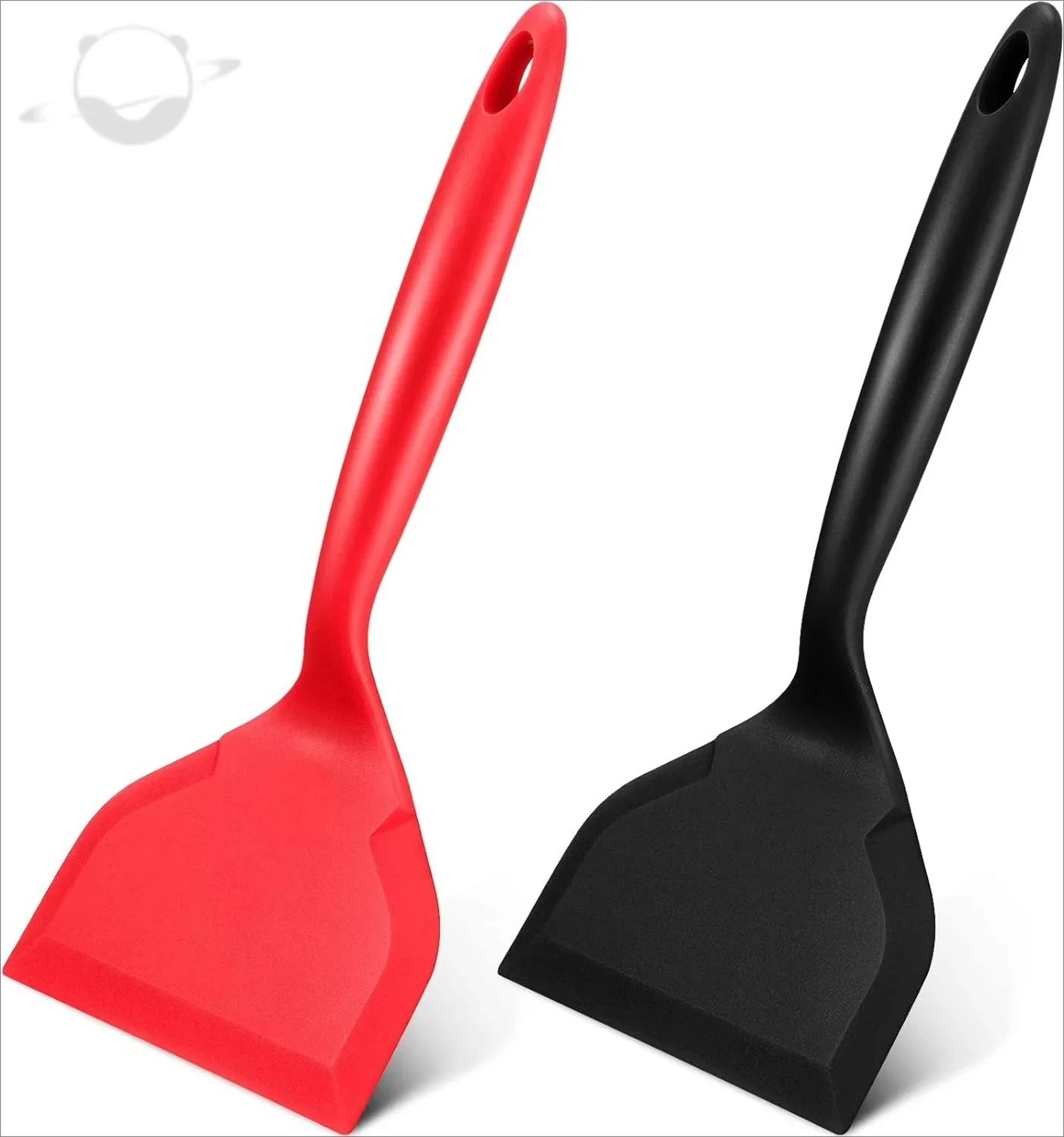 Silicone Wide Head Cooking Spatula Non Stick Heat Safe Kitchen Tool 0
