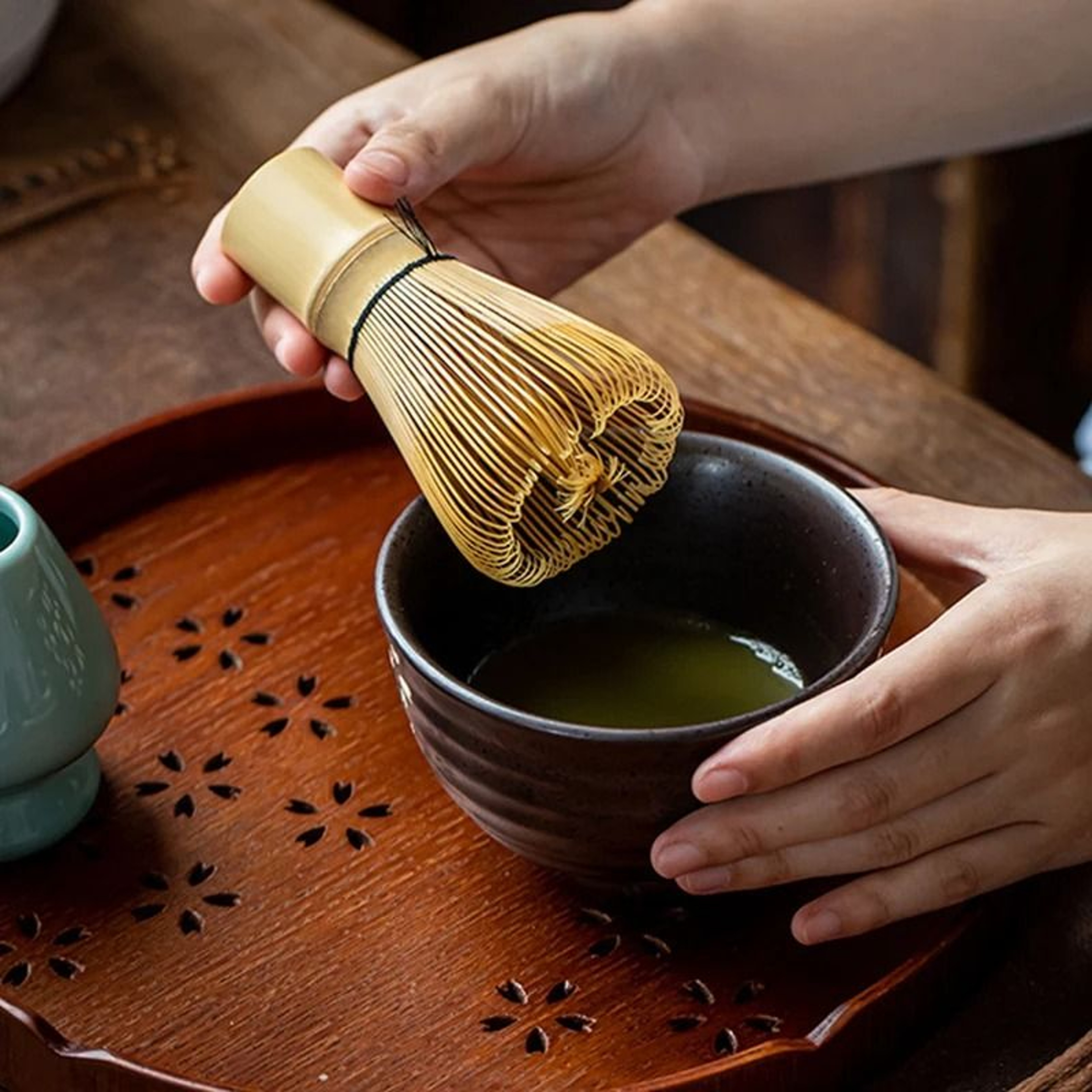Handmade Bamboo Matcha Whisk For Authentic Tea Preparation 5