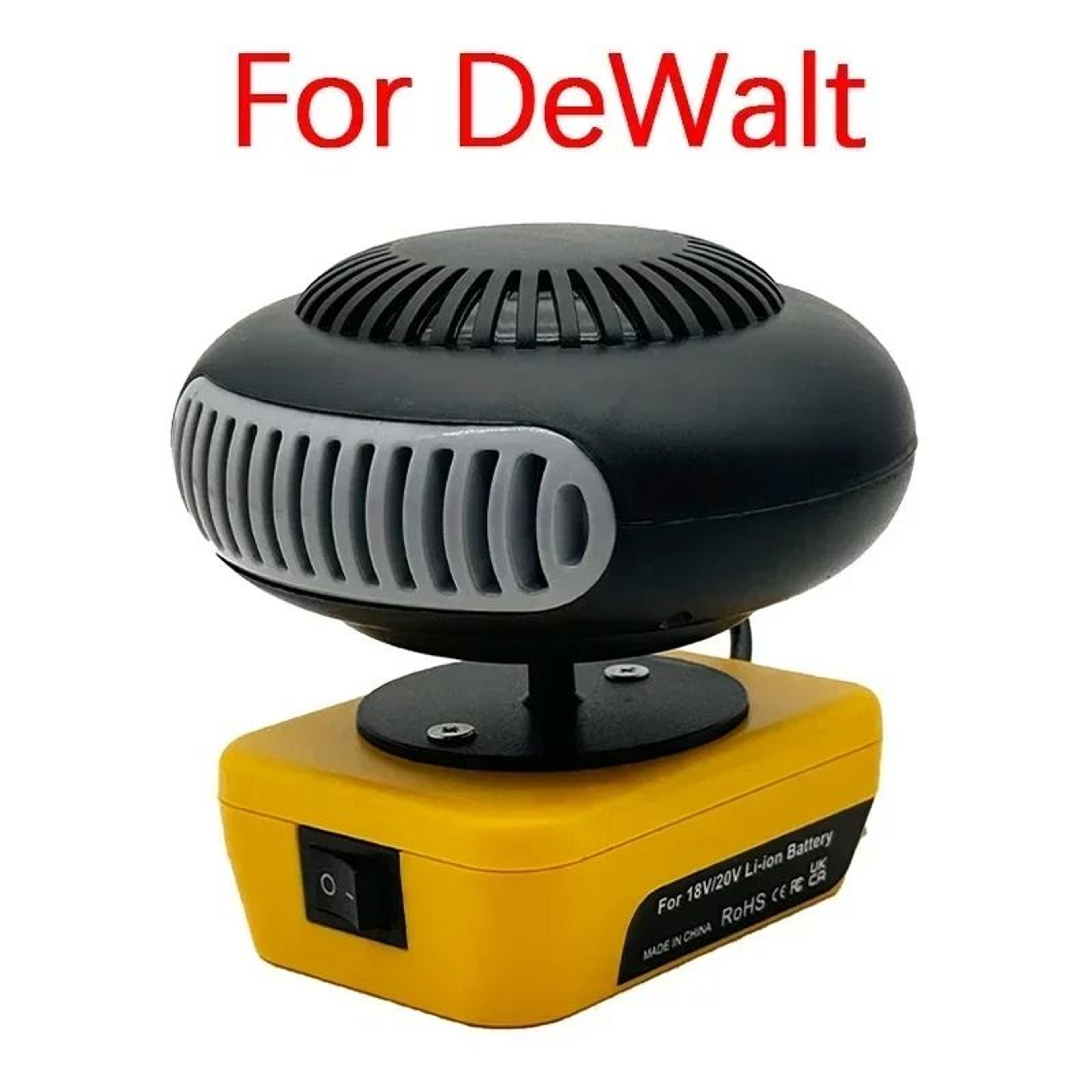 Tool Battery Powered Heater Using 18V20V Lithium Packs Portable Warm Air Blower 6