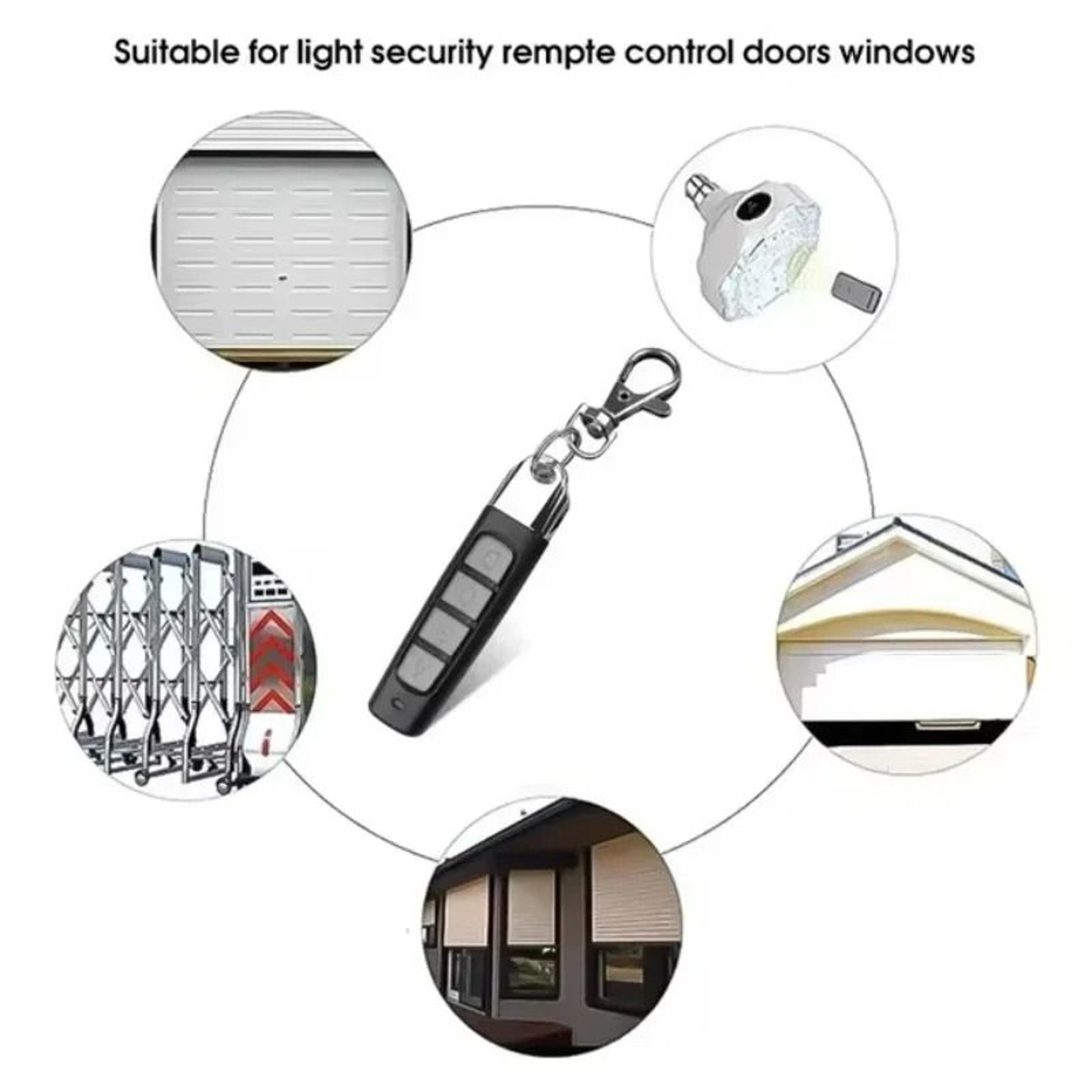 433MHz 4 Button Remote Control Duplicator For Garage Doors And Gates 3