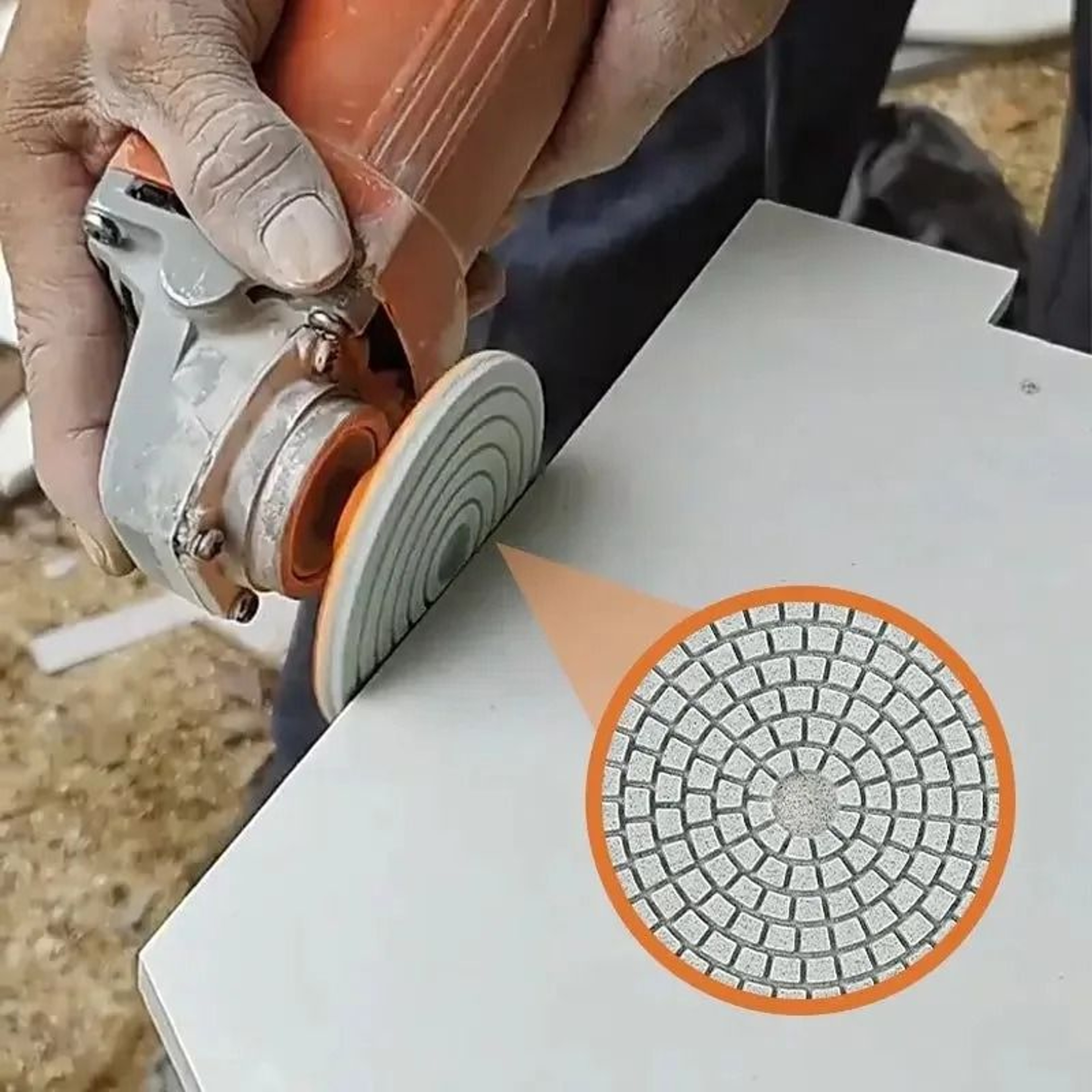 80mm Diamond Tile Trimming And Polishing Disc For Angle Grinders 6