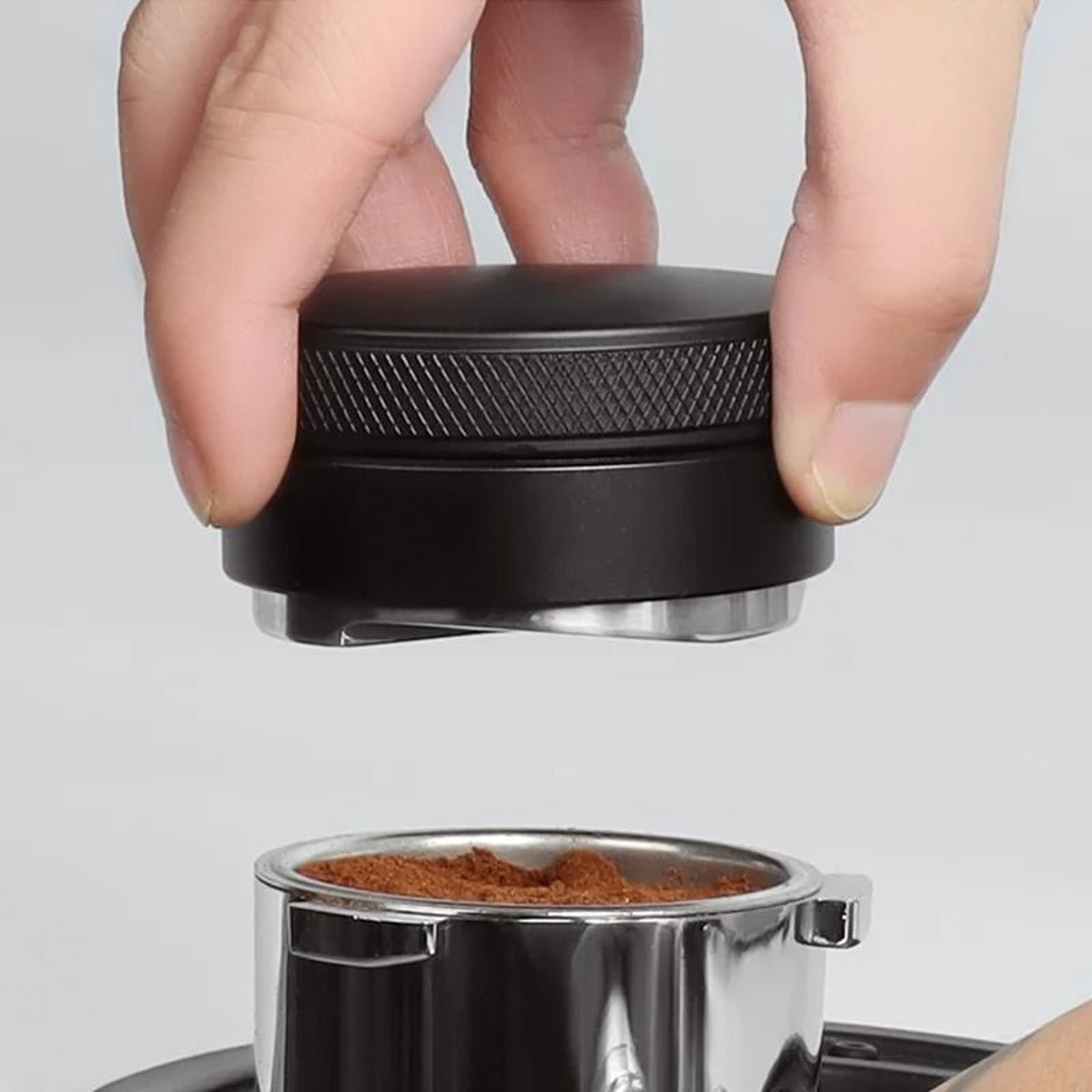 Adjustable Espresso Coffee Distributor And Leveler With Palm Tamper 2