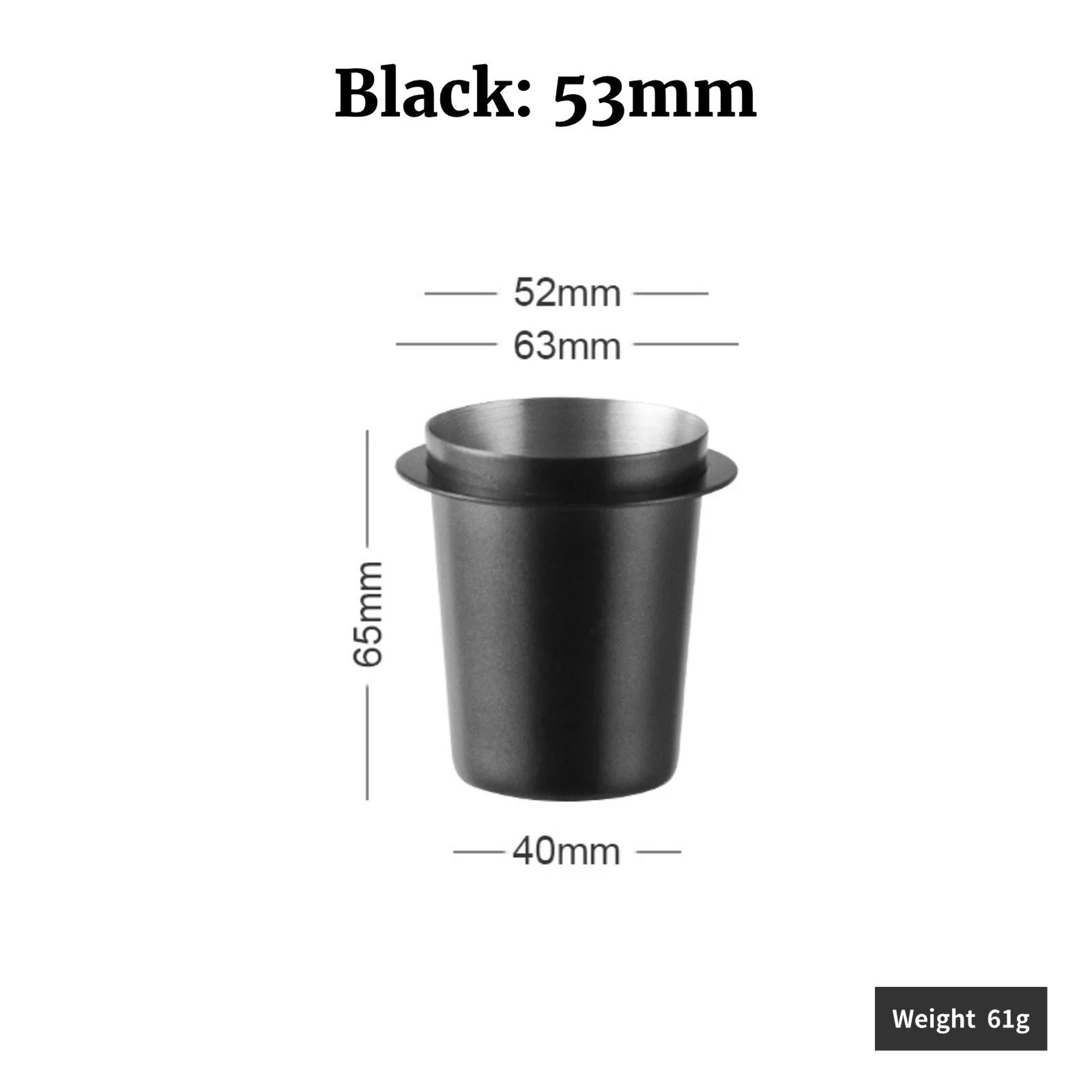Stainless Steel Espresso Coffee Dosing Cup 10