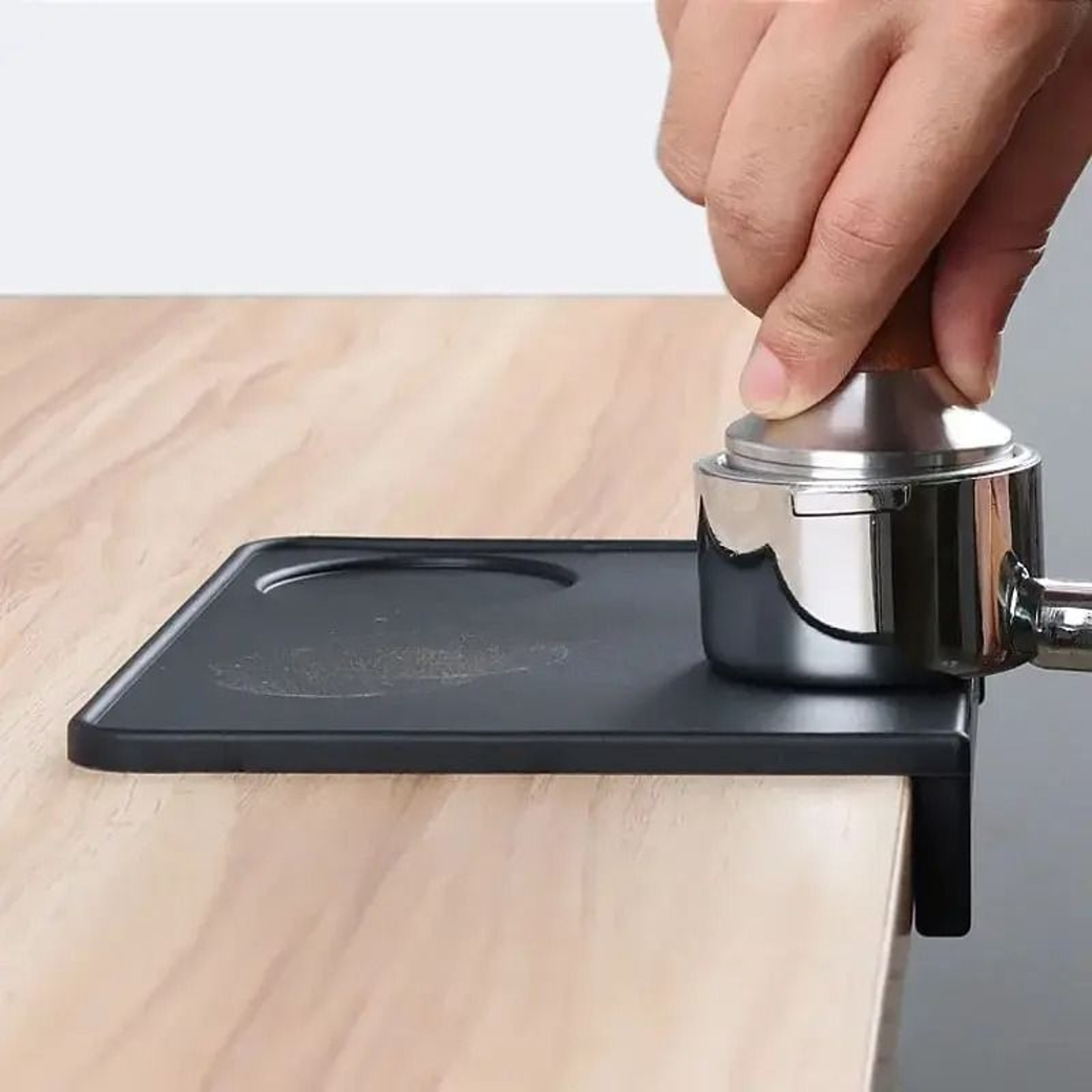 AntiSkid Espresso Coffee Tamper Mat Silicone Corner Pad 2