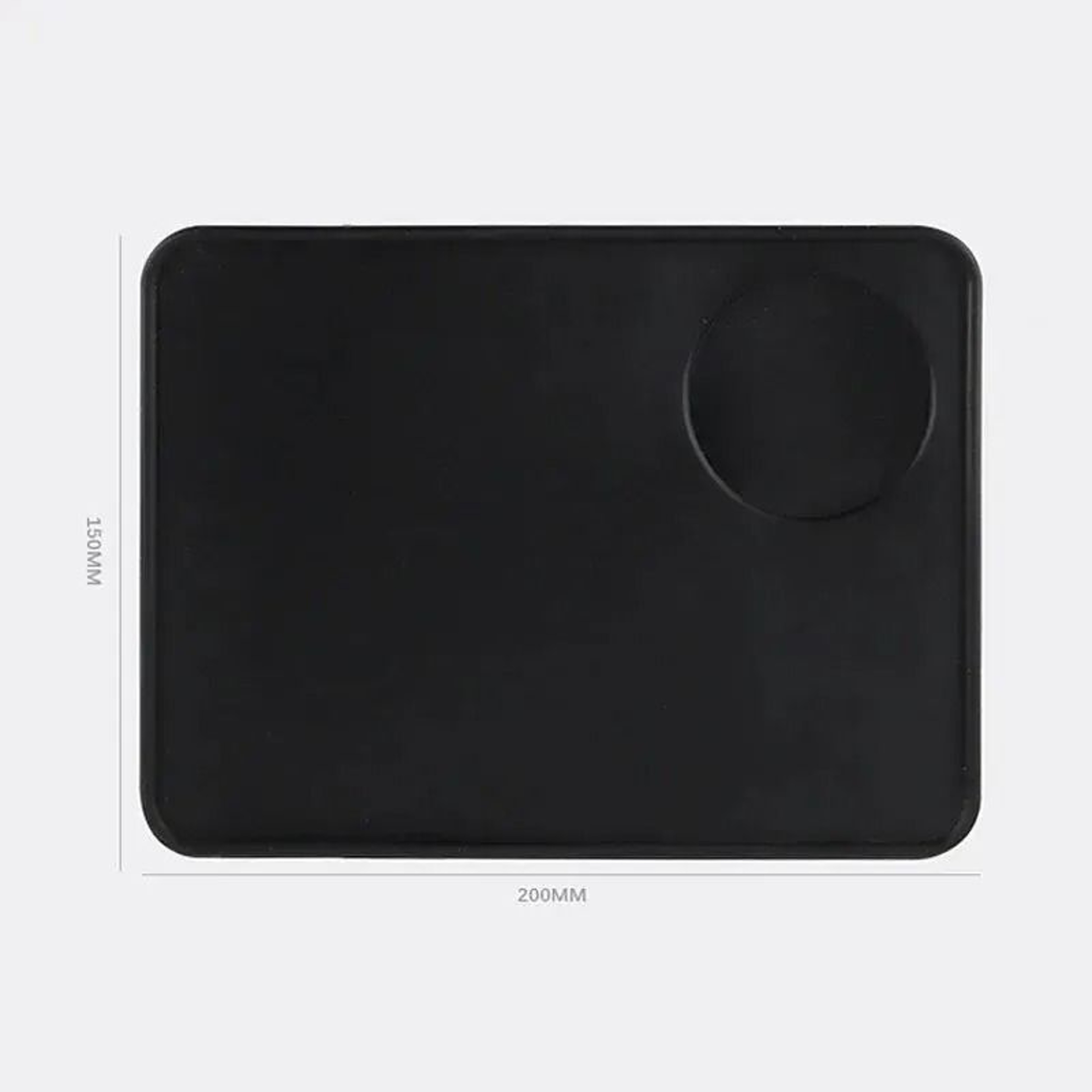 AntiSkid Espresso Coffee Tamper Mat Silicone Corner Pad 6