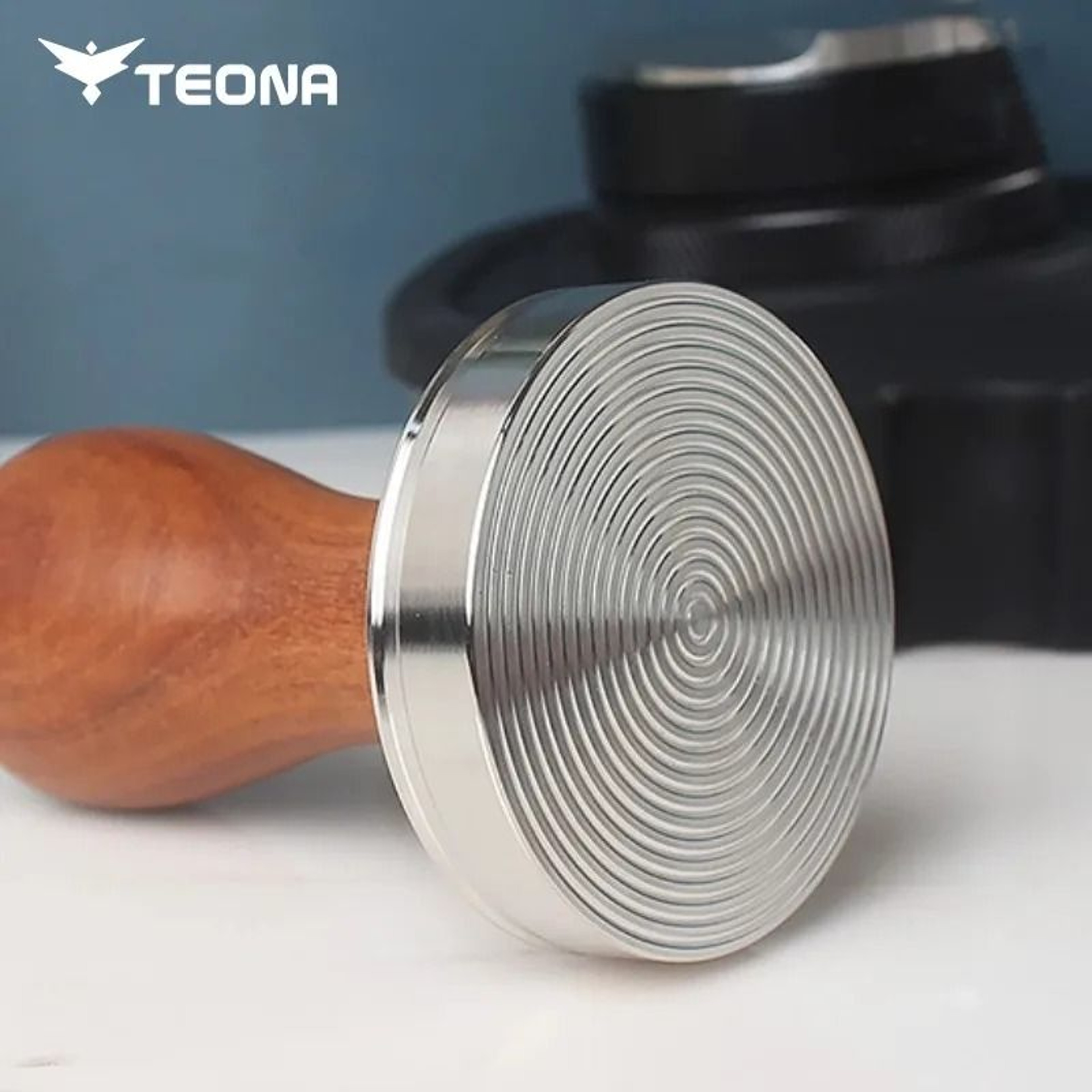 Stainless Steel Espresso Coffee Tamper With Wooden Handle 4