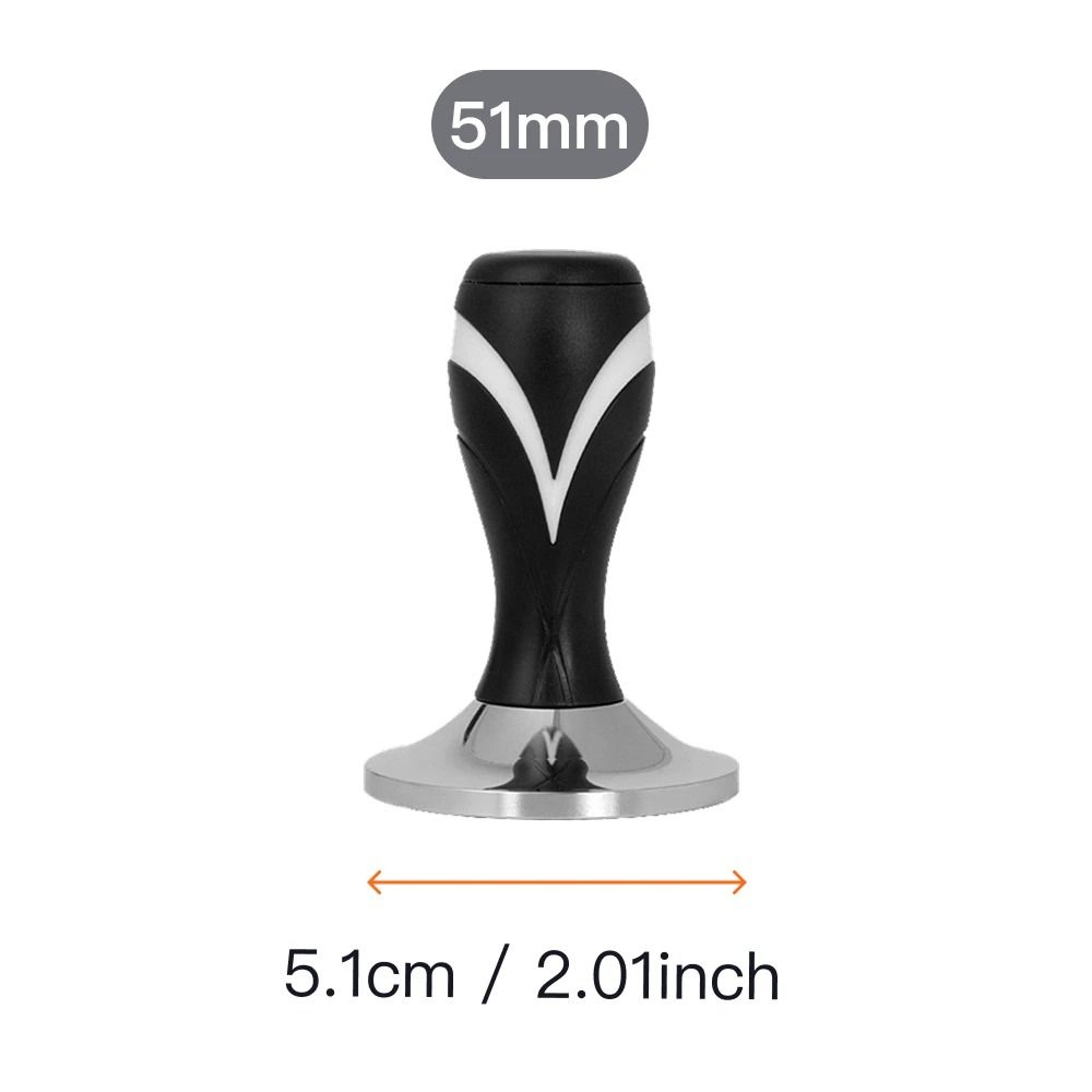 Constant Pressure Espresso Coffee Tamper With Flat Base 6