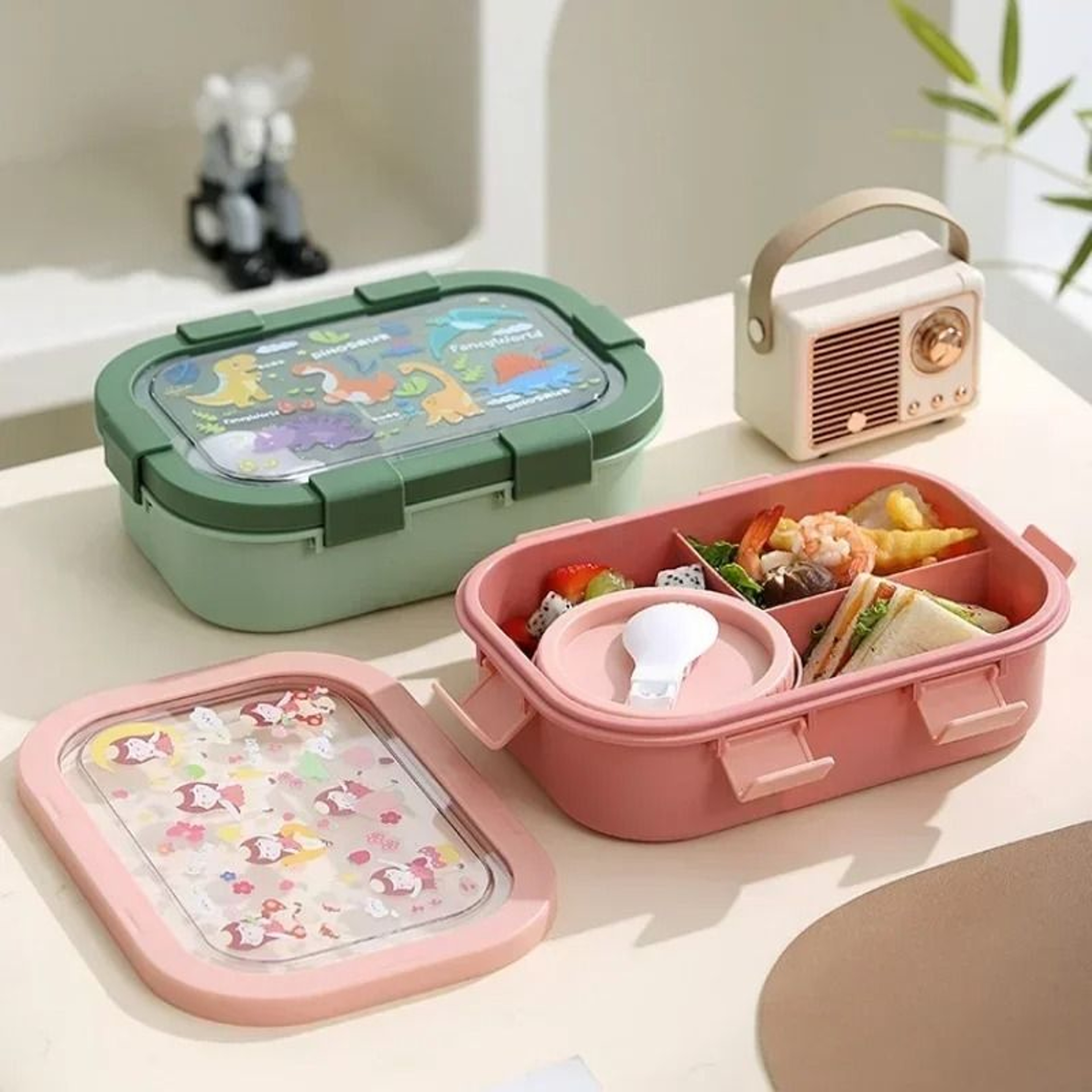 Leak Proof Bento Lunch Box With Soup Bowl 0