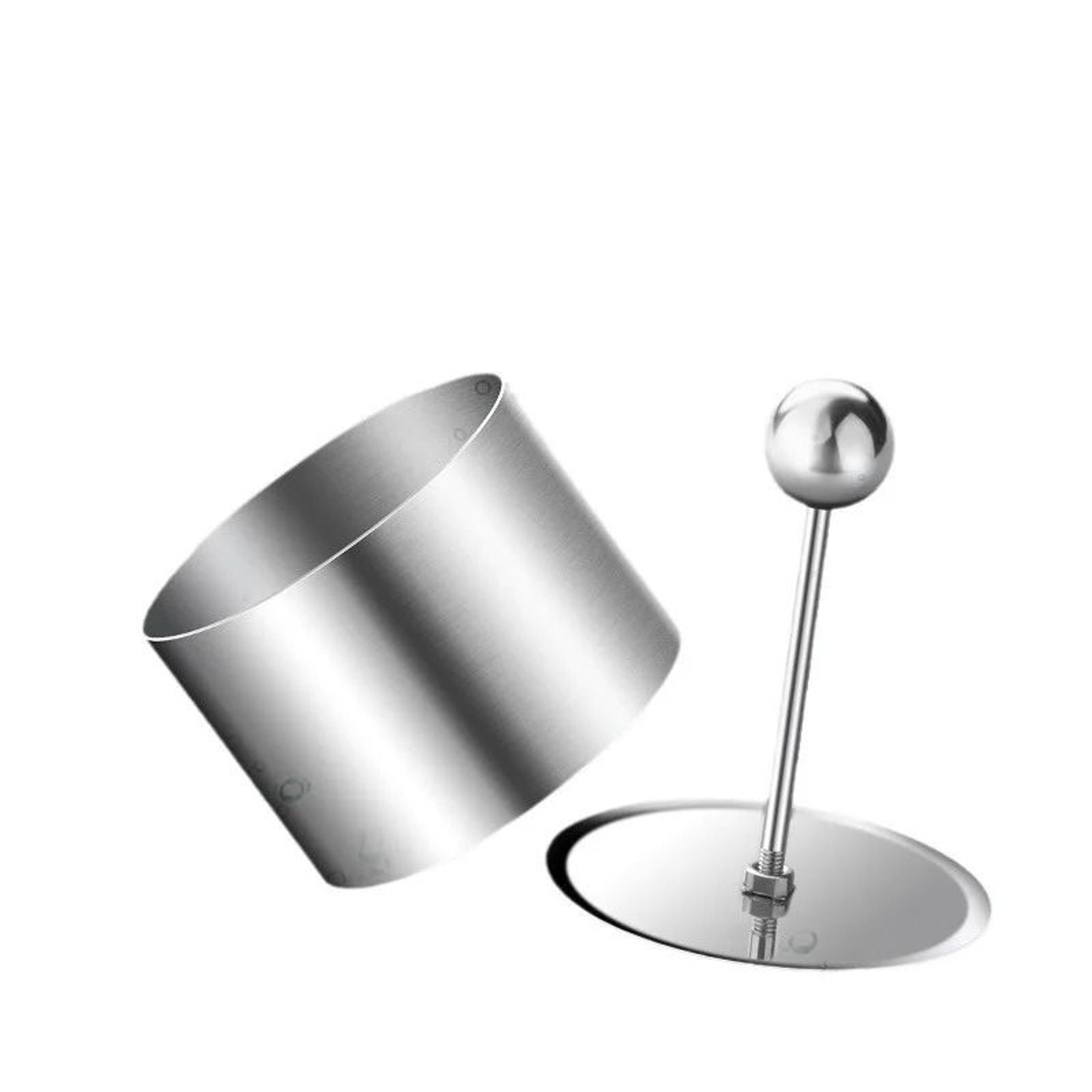 Stainless Steel Rice Ball Mold With Press Handle 5