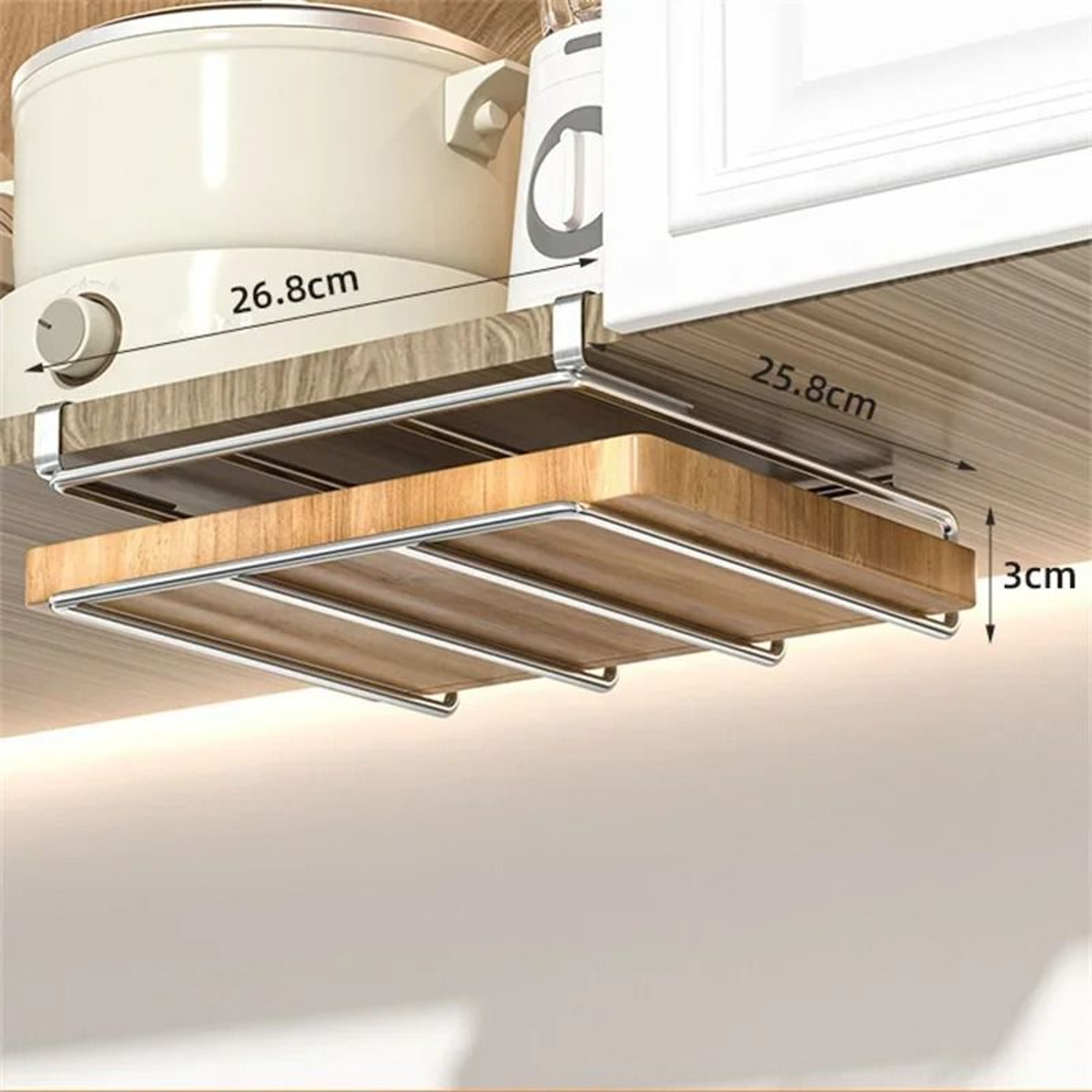 Stainless Steel Over Sink Kitchen Organizer Rack With Hooks 7