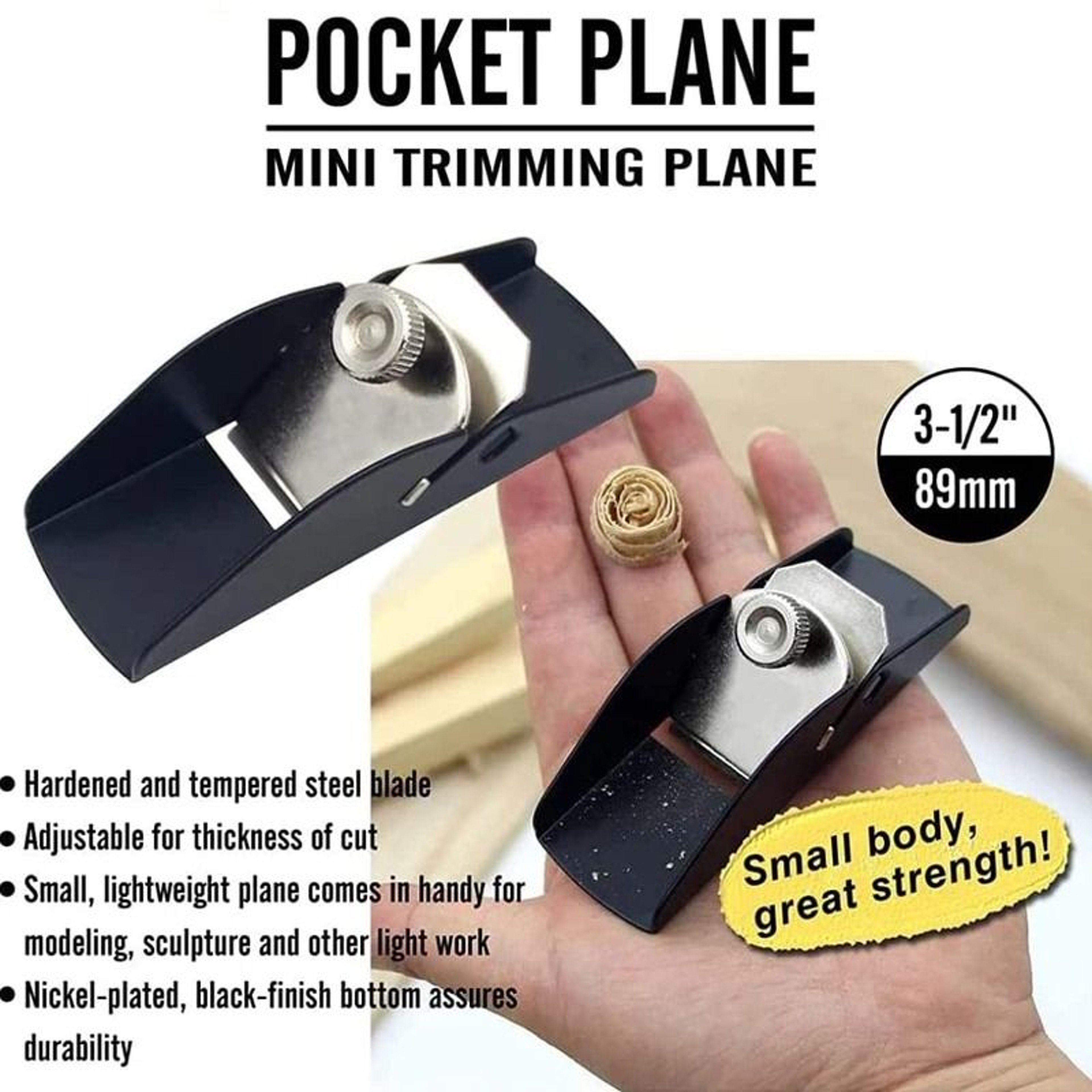 Mini Woodworking Hand Plane For Precision Trimming 6
