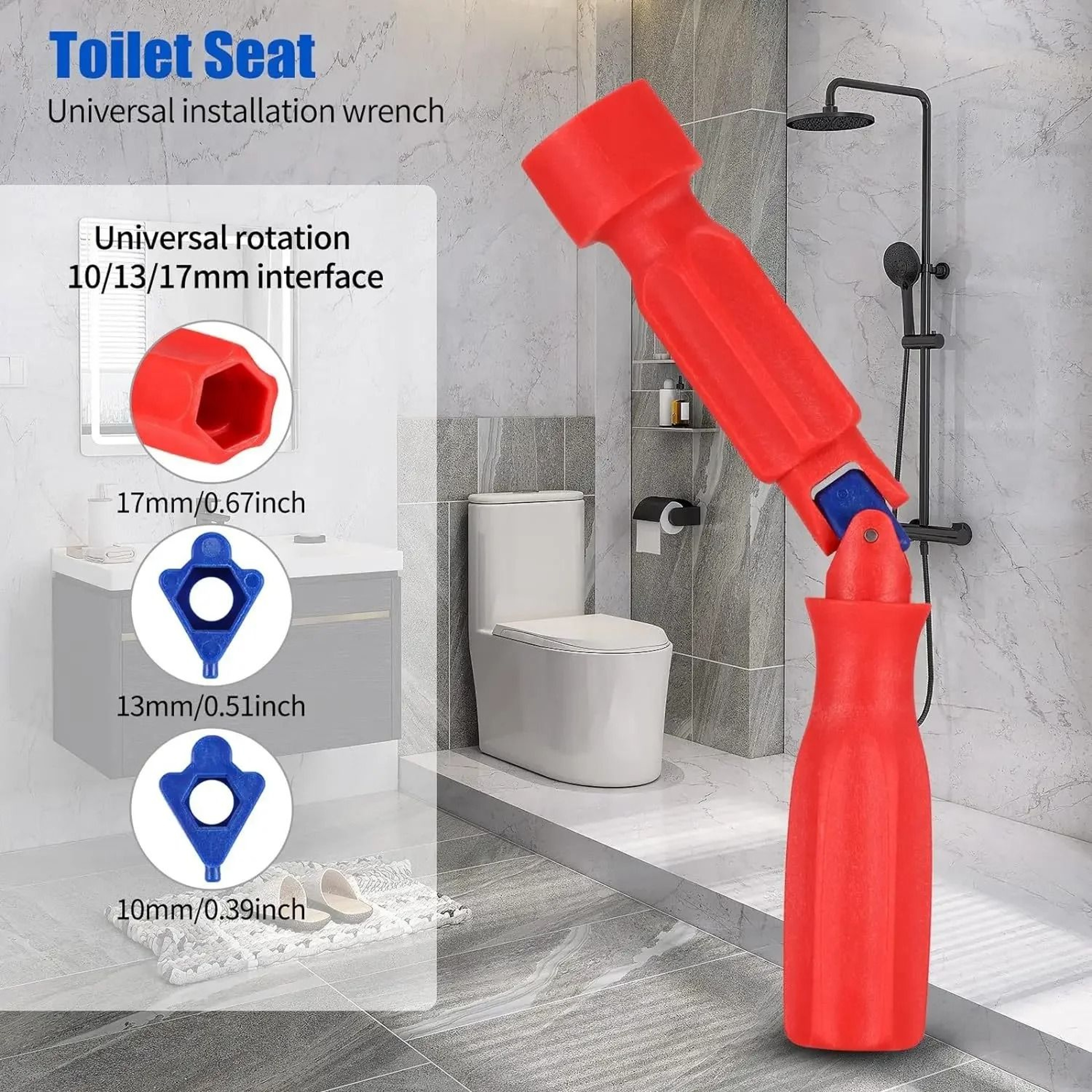 Universal Toilet Seat Installation Wrench Set 2
