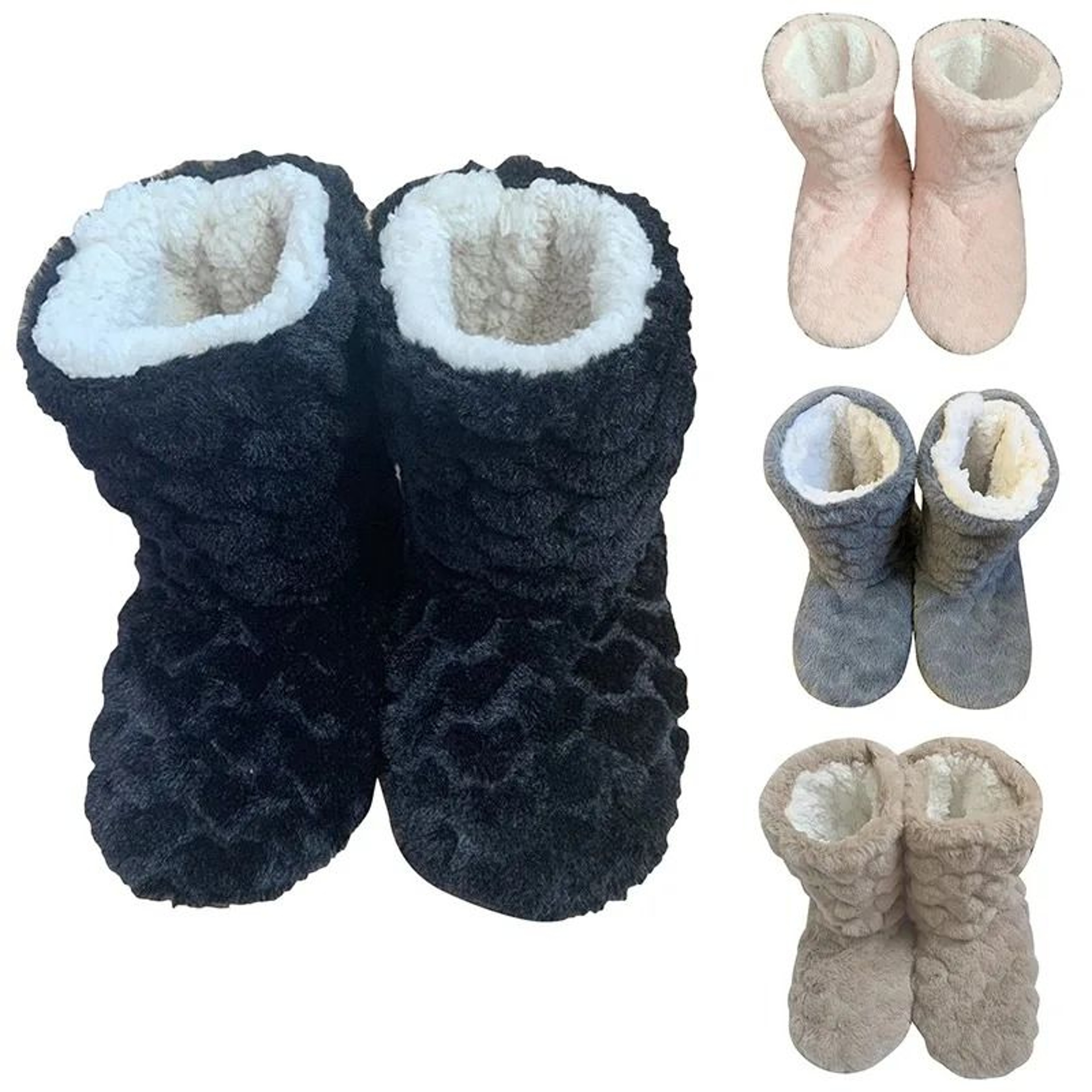 Thick Thermal Winter Slipper Socks With Anti Slip Sole For Men And Women 0