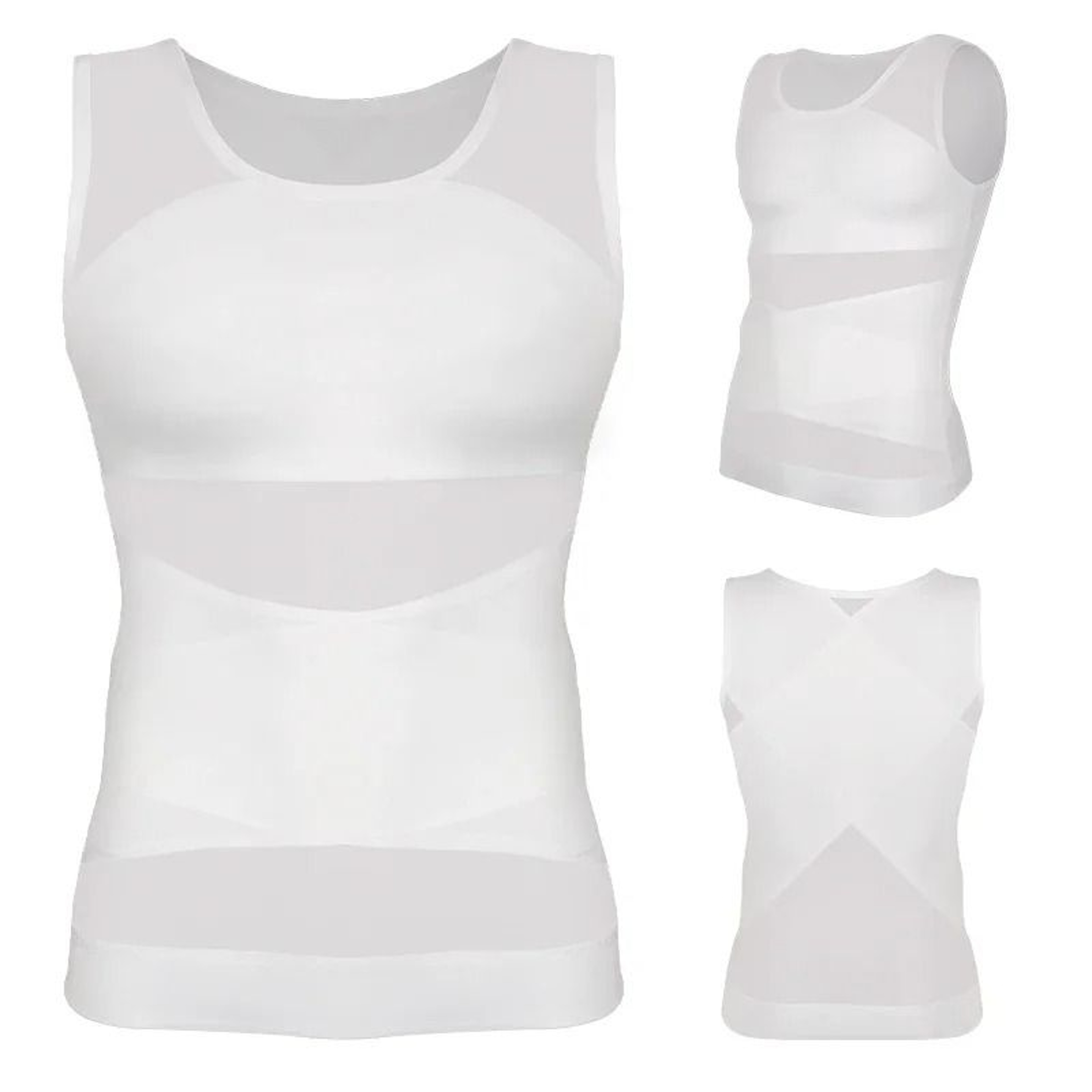 Mens Compression Slimming Body Shaper Vest 2