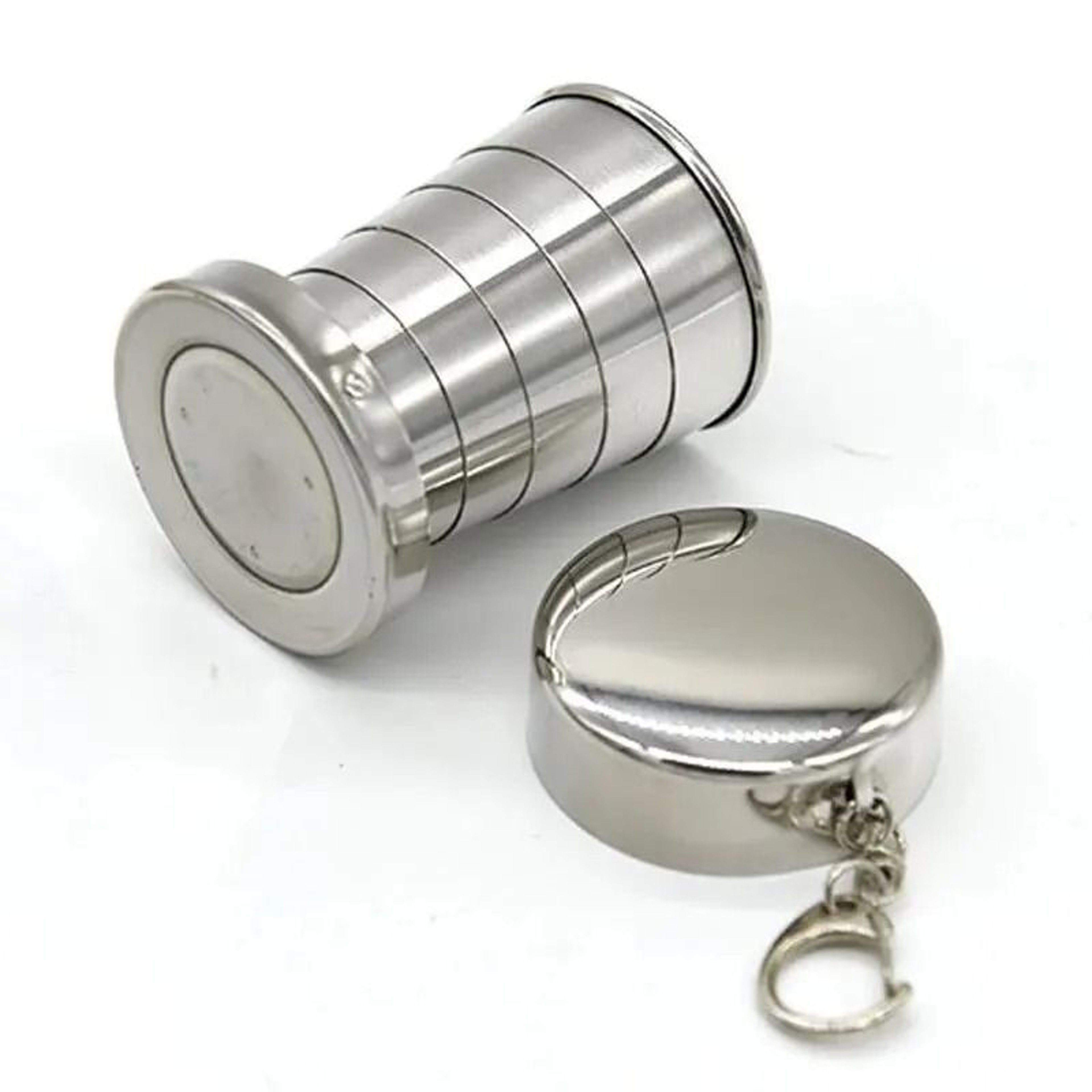 Portable Stainless Steel Folding Cup For Outdoor Use 0