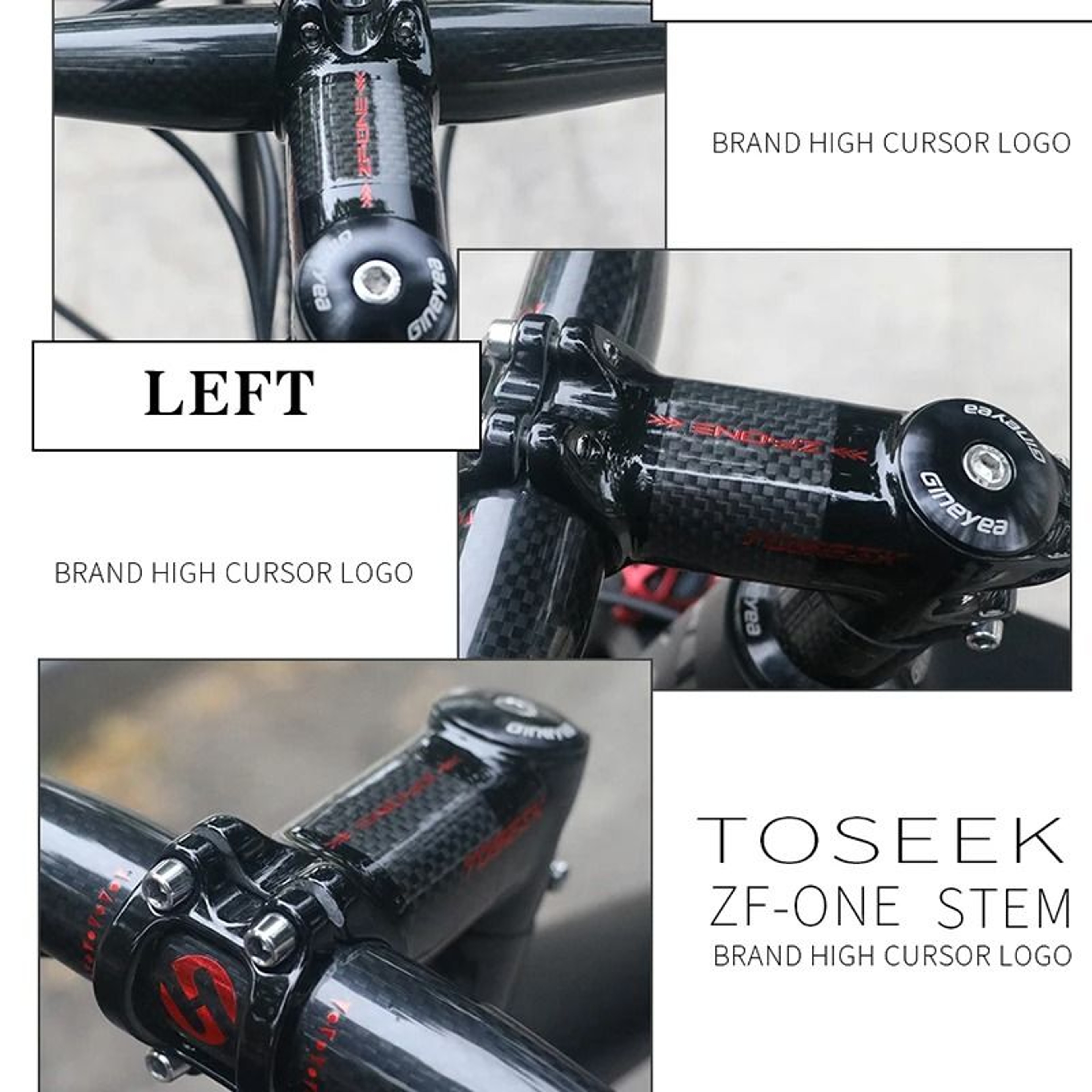 Ultralight Carbon And Aluminum MTB Handlebar Stem 318 Mm 5