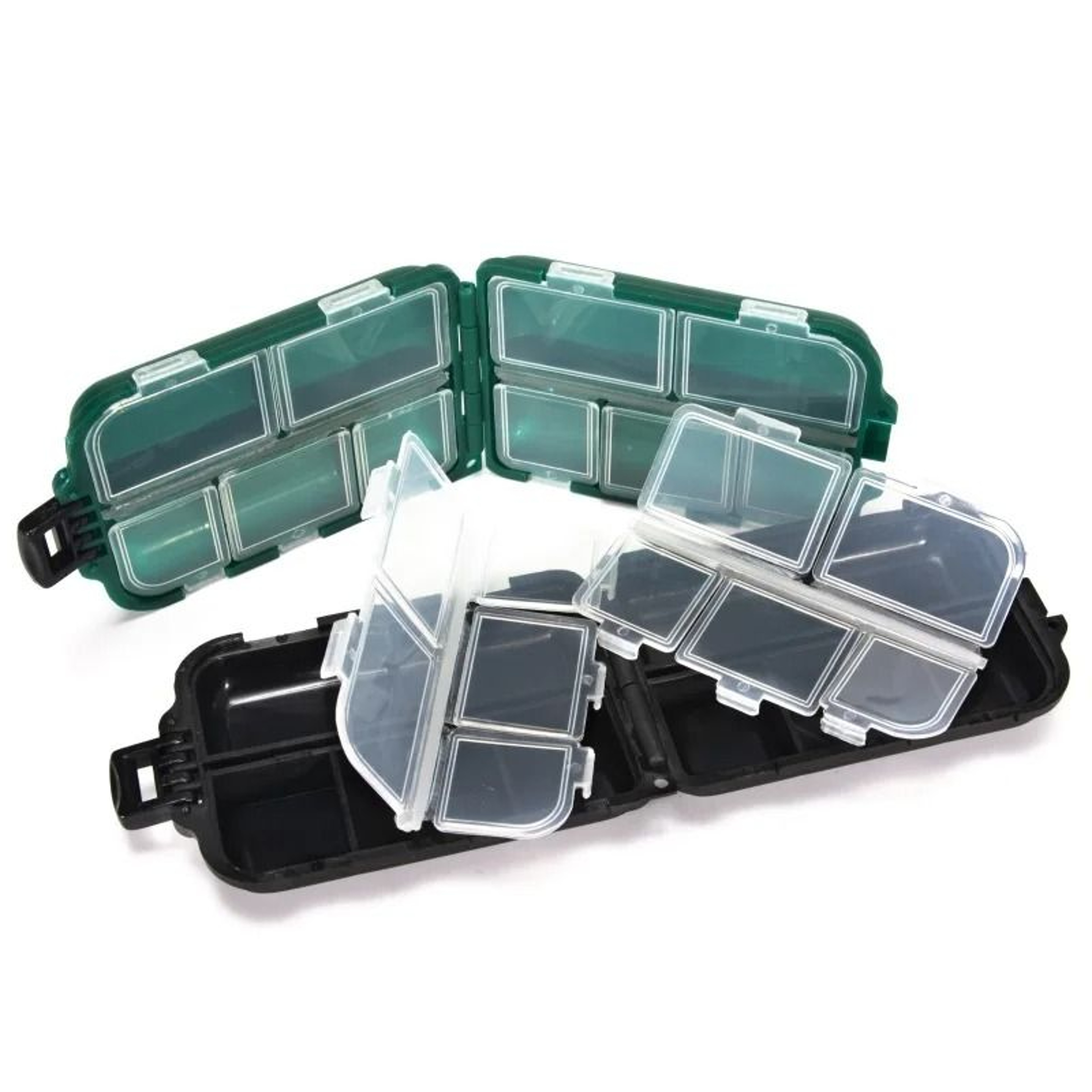 Double Sided Fishing Tackle Storage Box With 10 Grids 2
