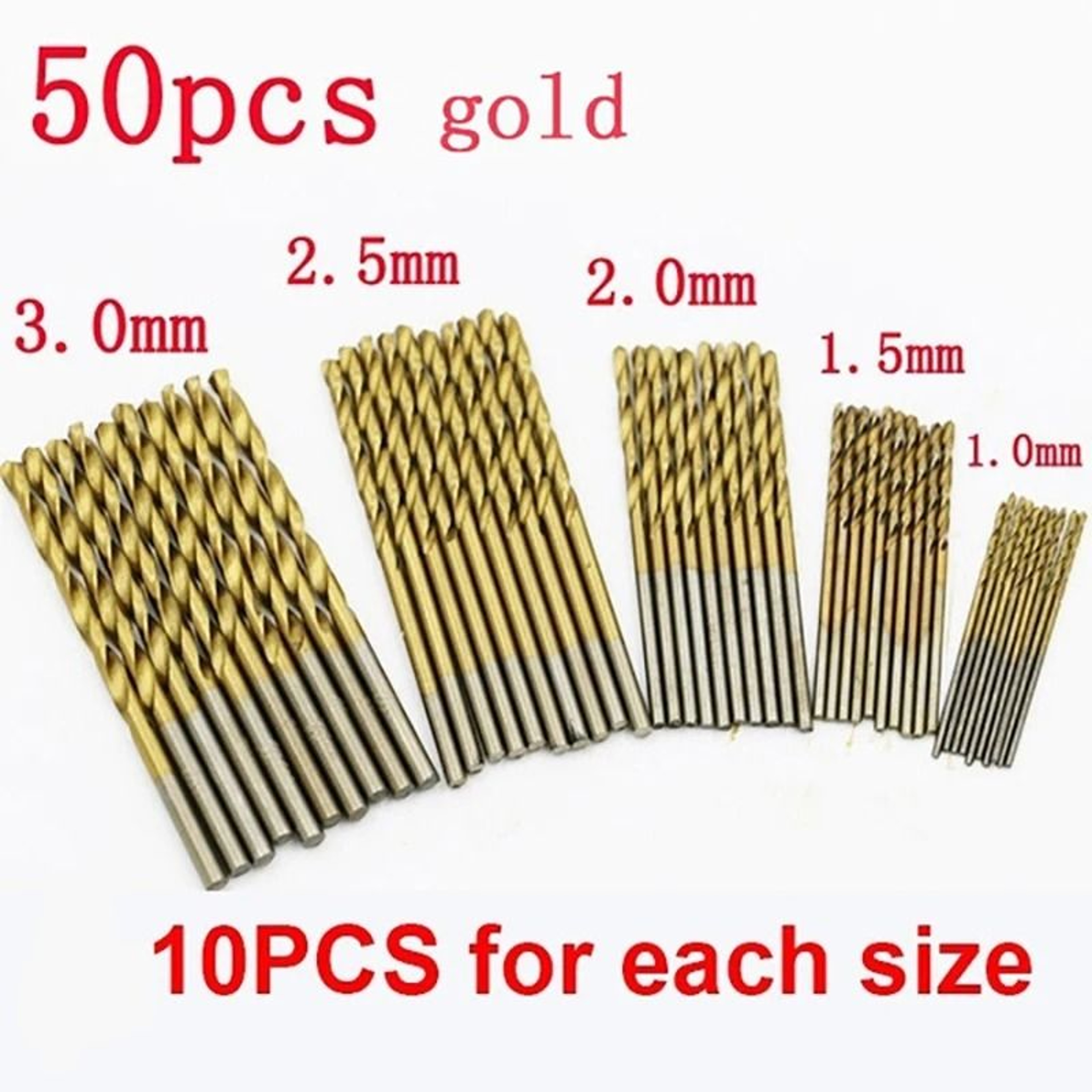 Titanium Coated HSS Drill Bit Set 100 Piece Precision Kit 2