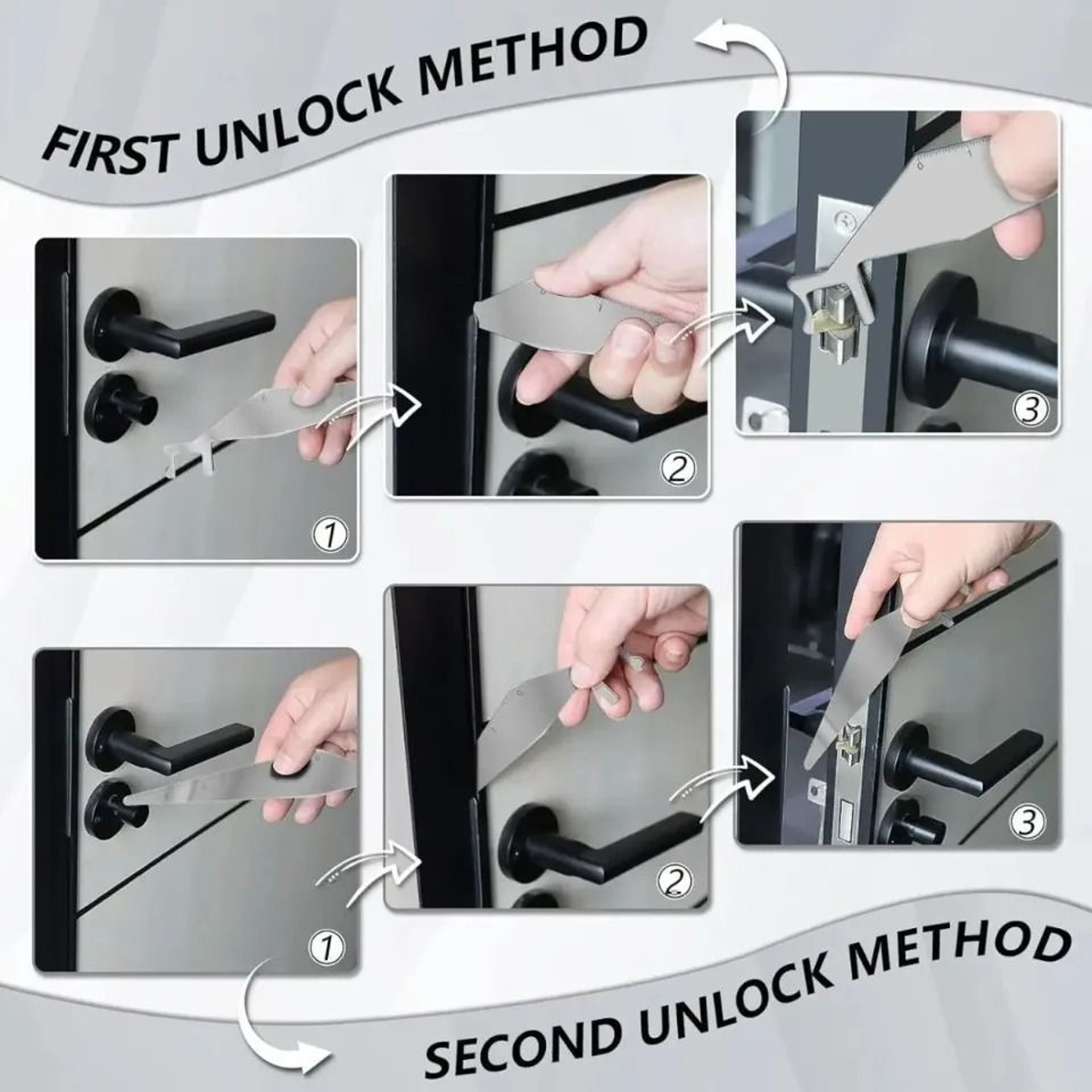 MultiPurpose Stainless Steel Utility Pry Tool With Measuring Edge 2