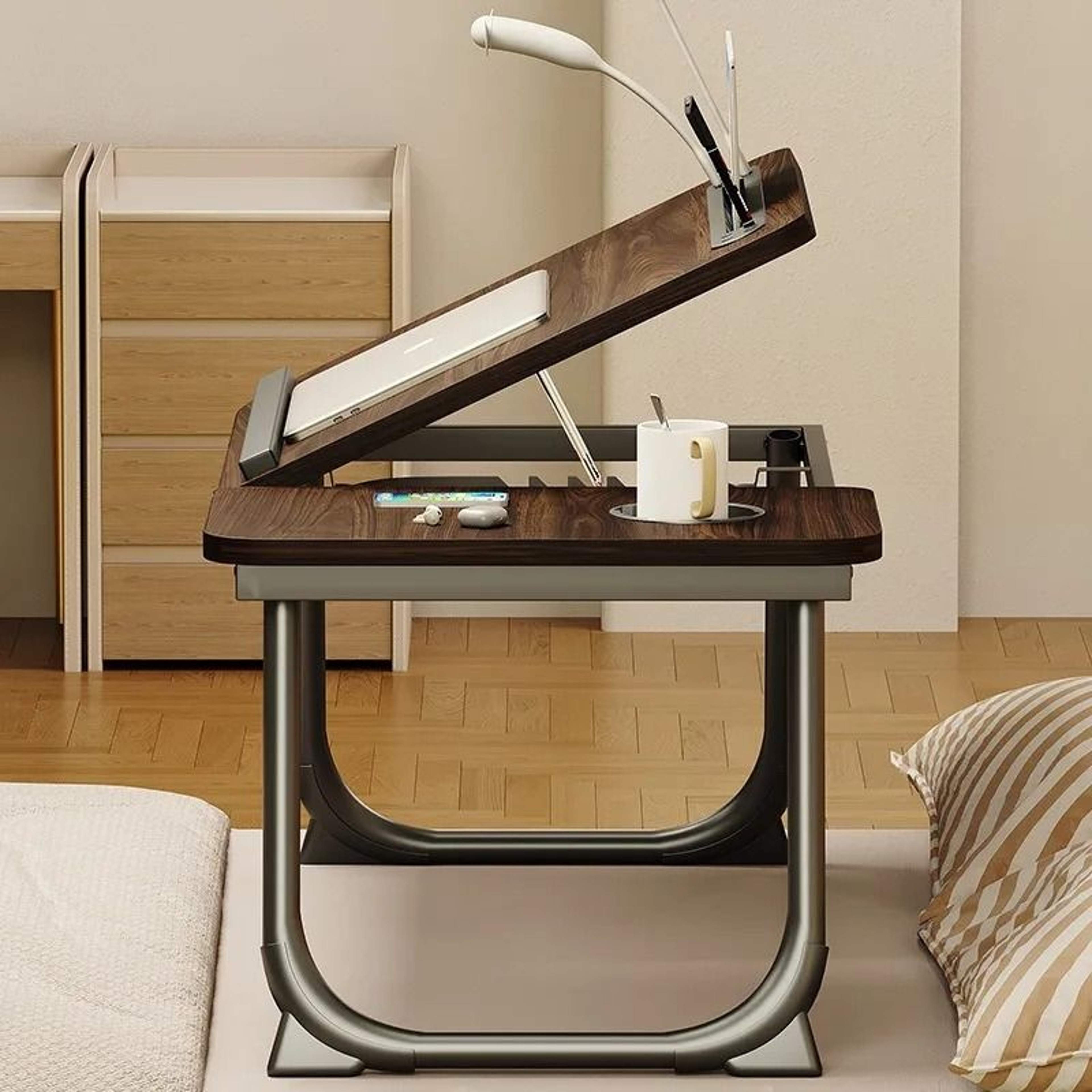 Adjustable Foldable Bed Desk Laptop Table 2