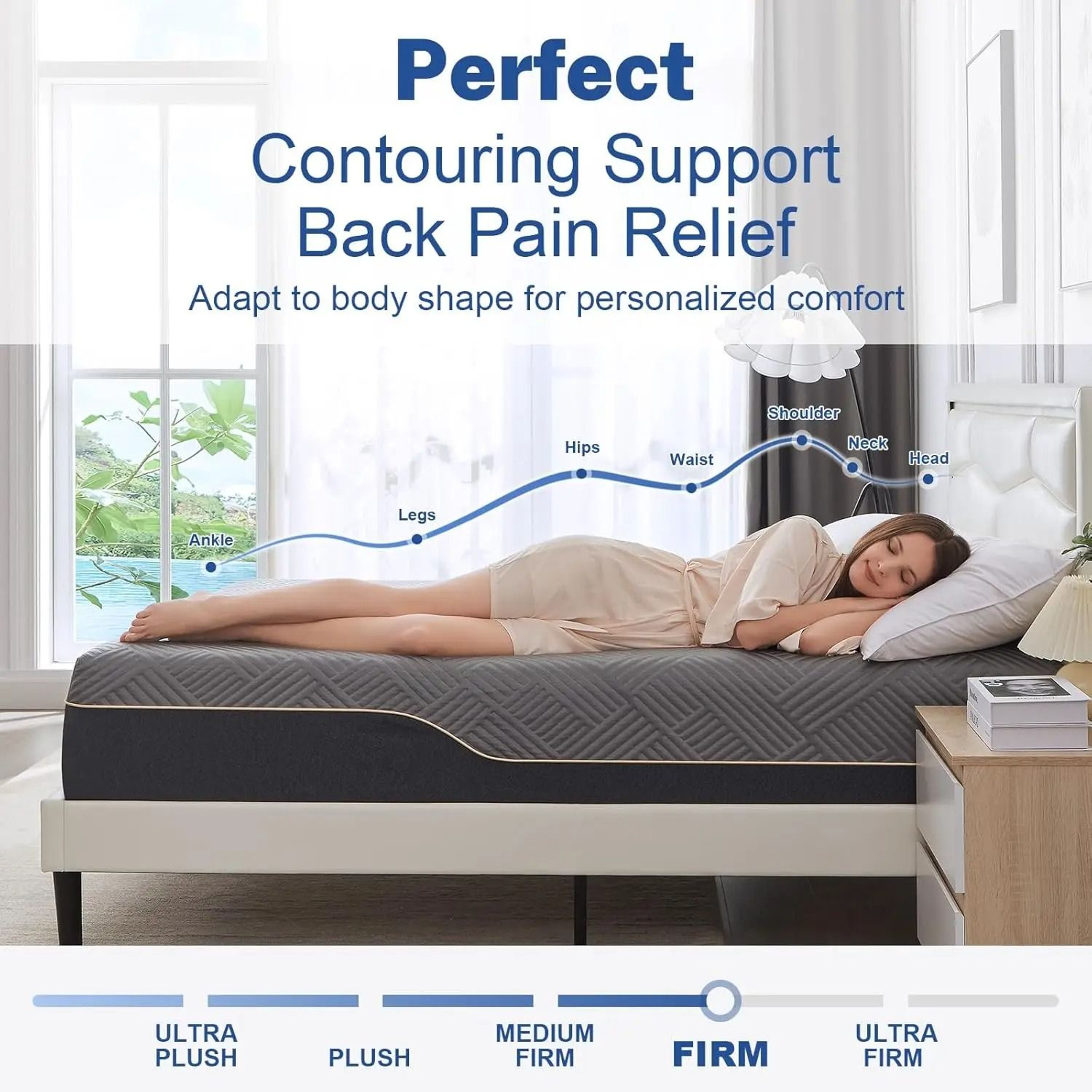 Cooling Gel Memory Foam Mattress With Green Tea Infusion 4