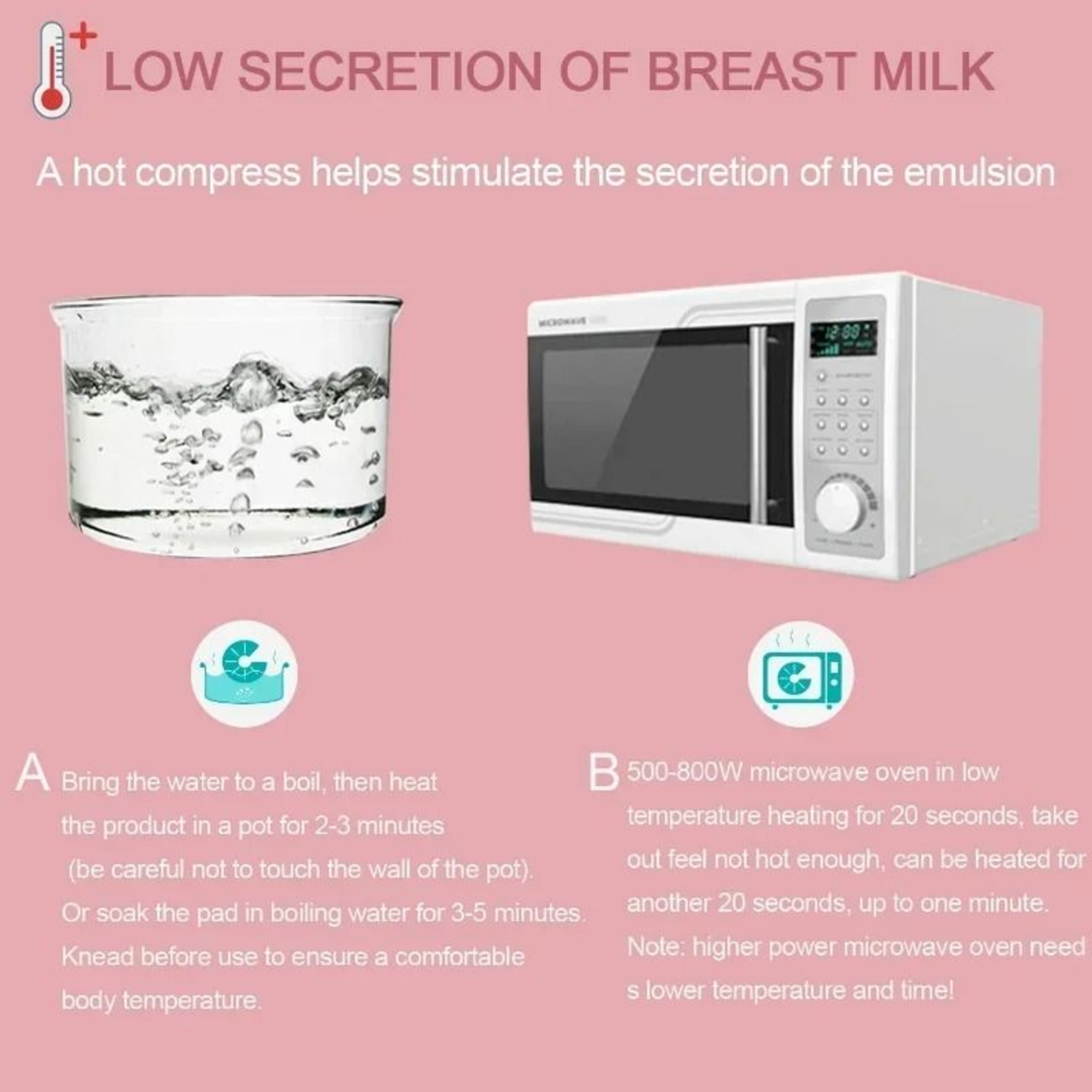 Reusable Hot And Cold Breast Therapy Gel Pads 5