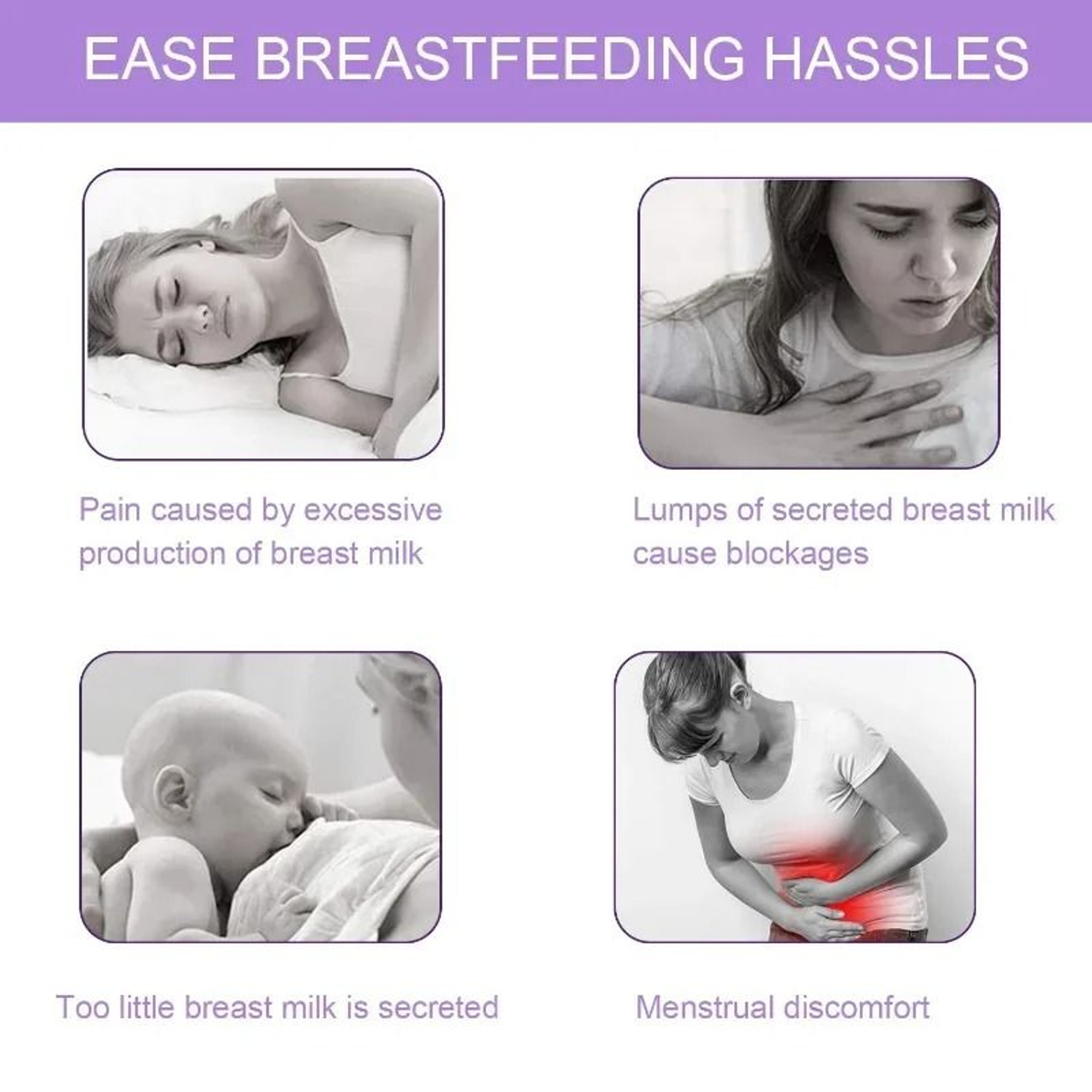 Reusable Hot And Cold Breast Therapy Gel Pads 6