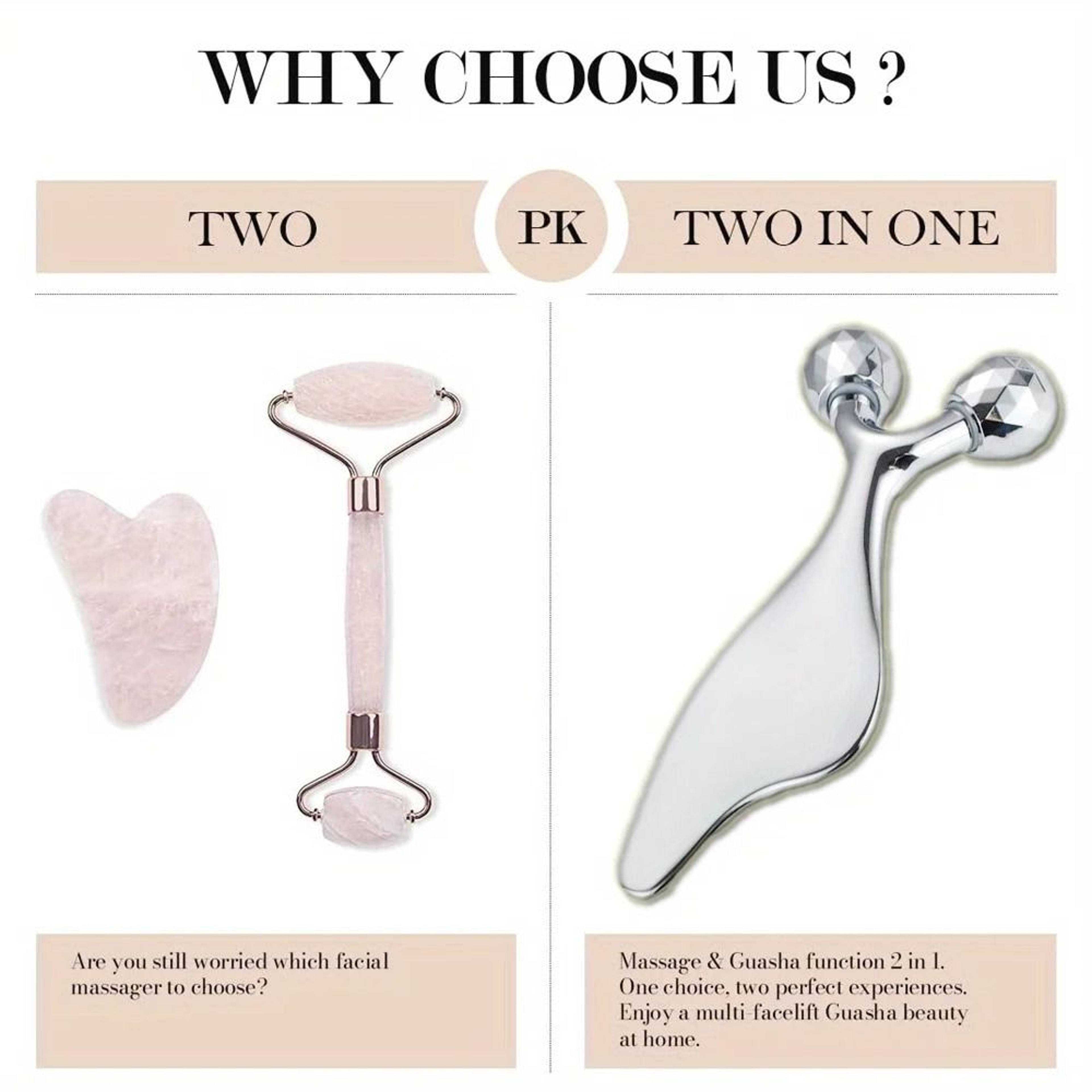 2 In 1 Facial Roller And Gua Sha Massage Tool 3