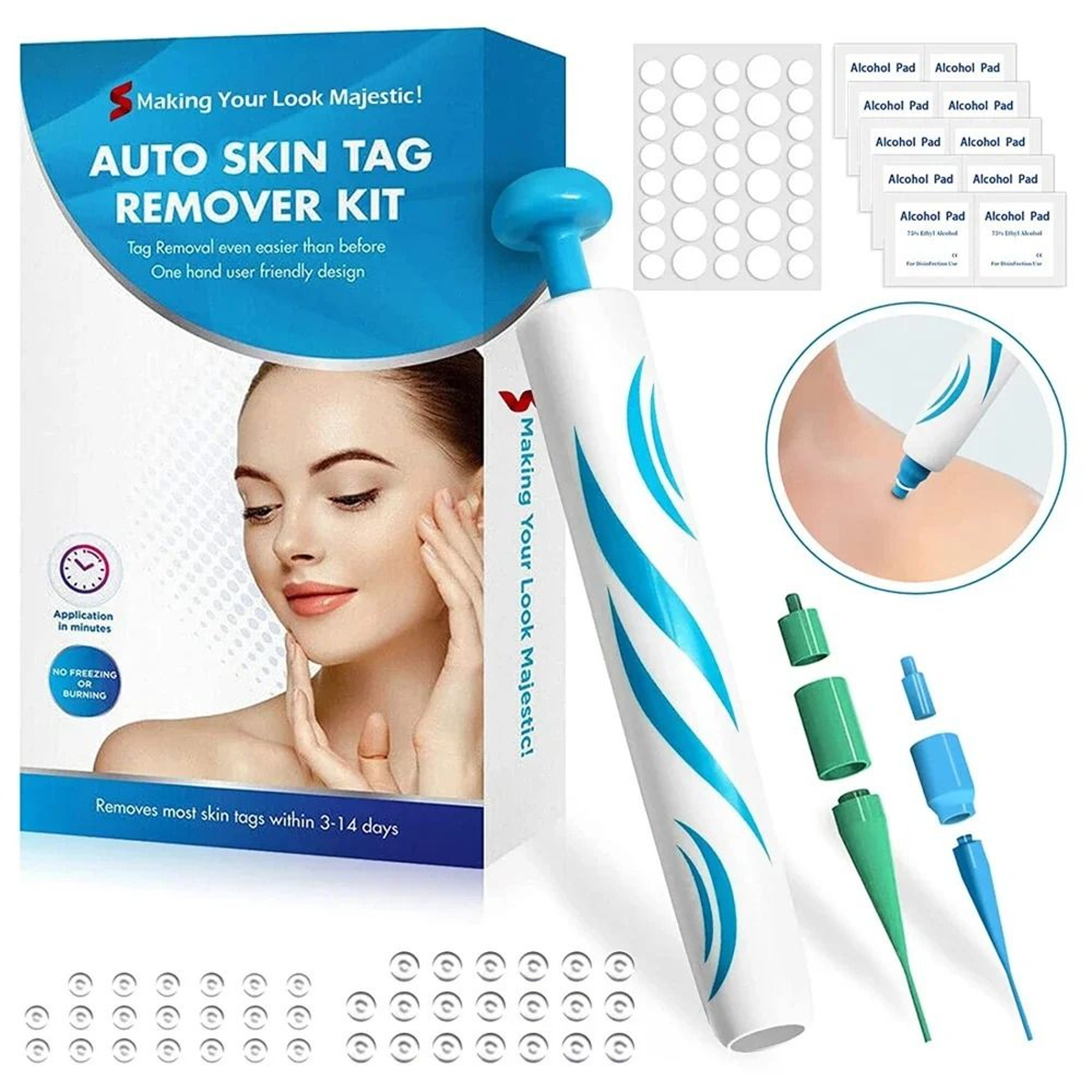 Dual Size Precision Skin Care Tool For Small Skin Blemishes 0