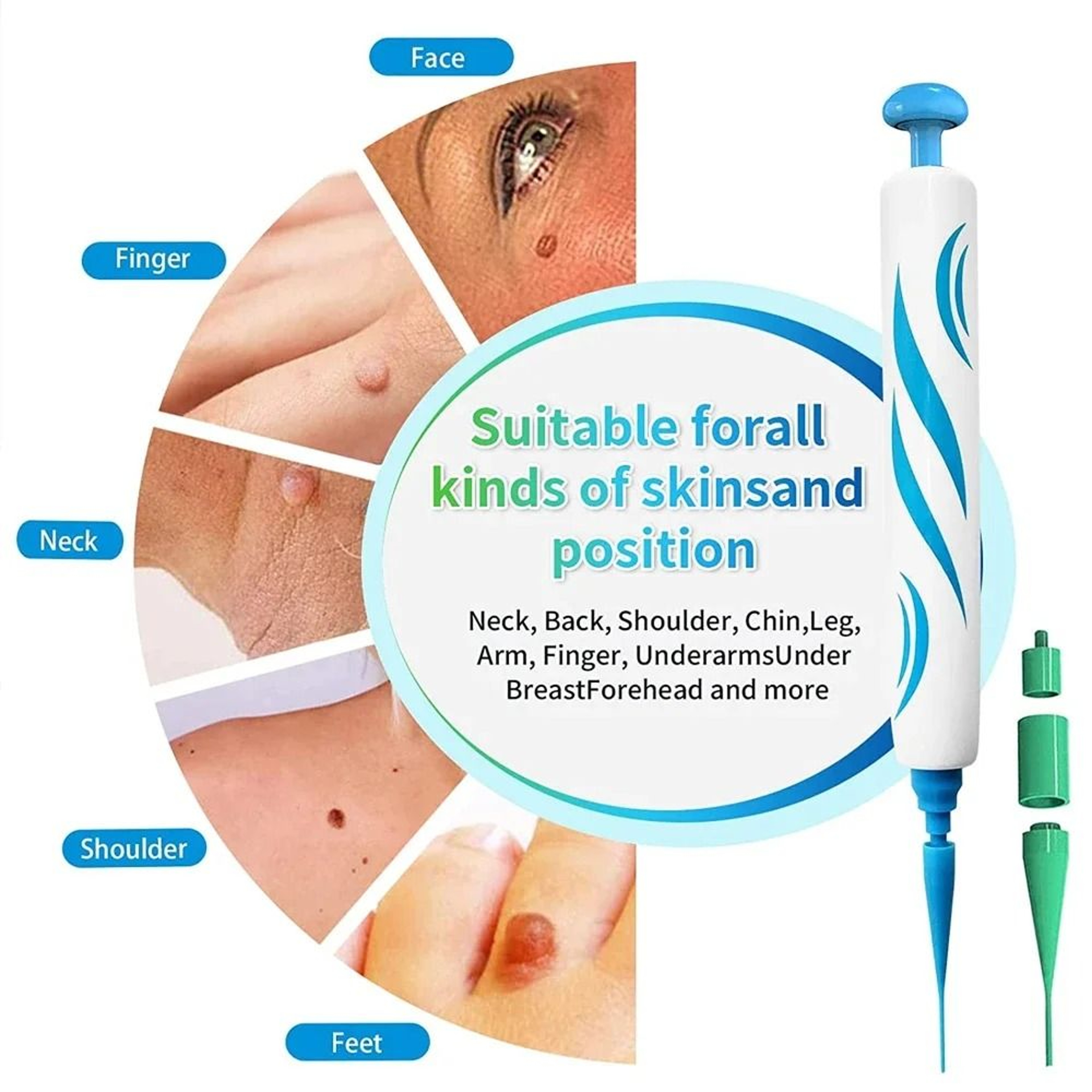 Dual Size Precision Skin Care Tool For Small Skin Blemishes 3