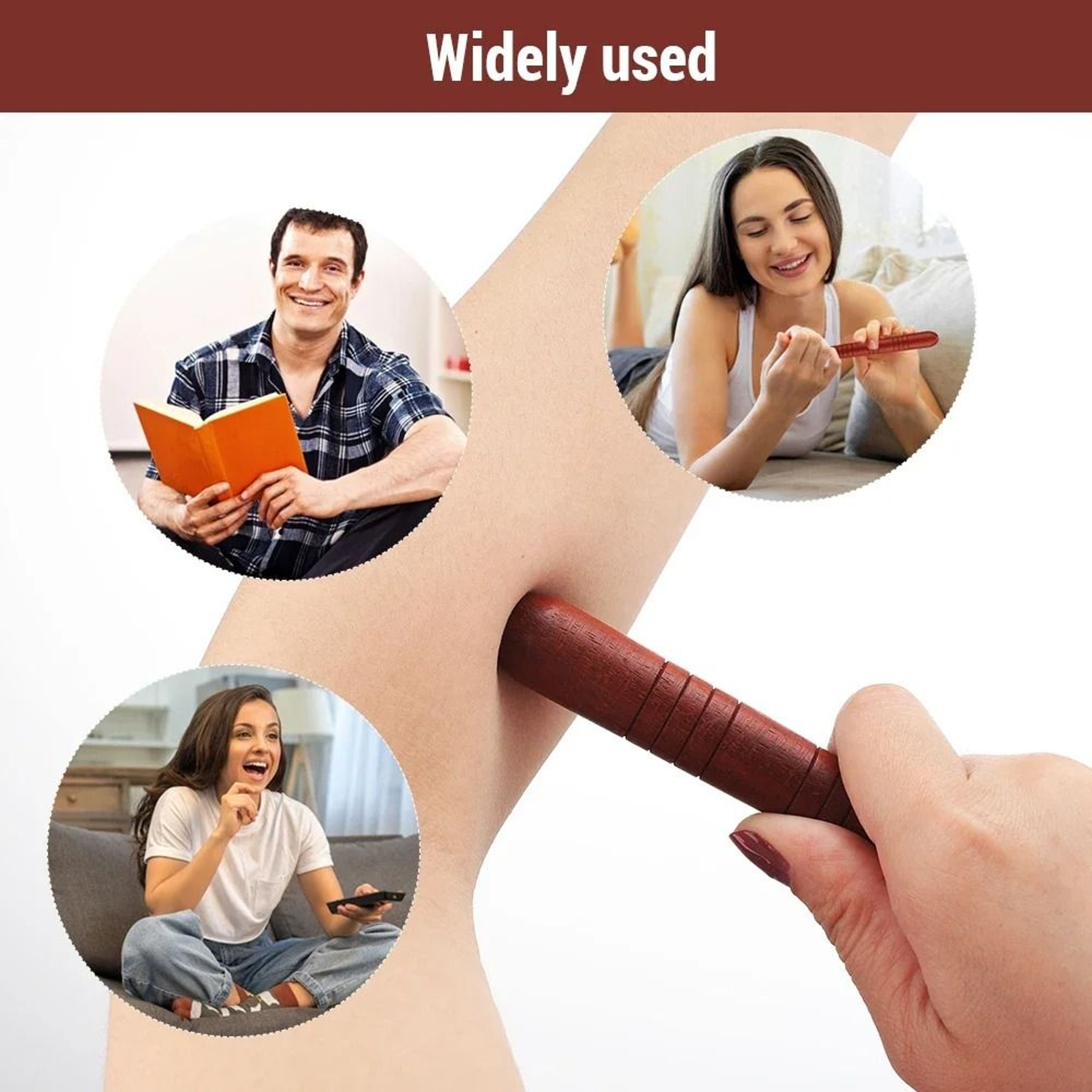 Wooden Foot Reflexology Massage Stick For Acupoint And Body Relaxation 5