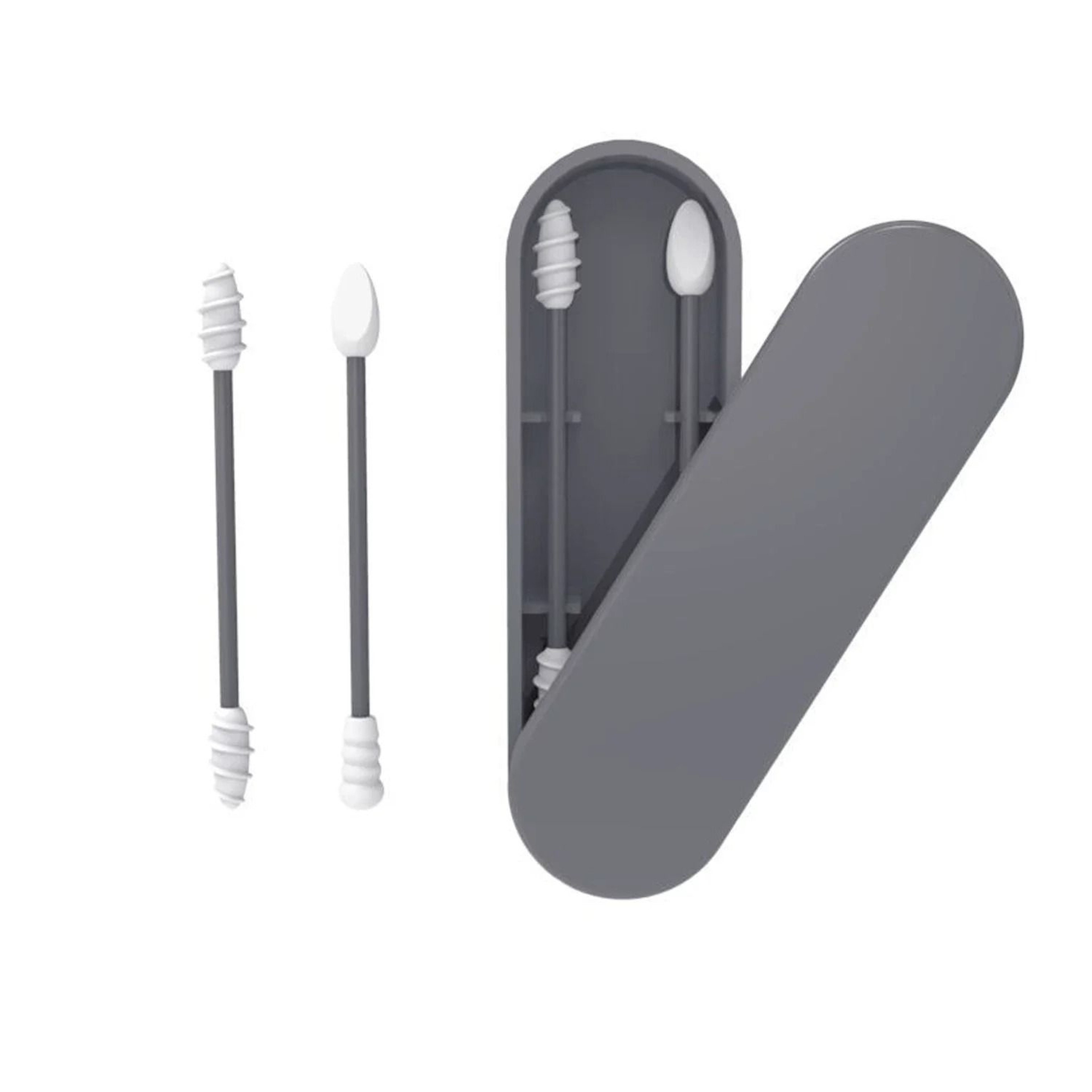Reusable Silicone Ear Cleaning Swabs With Storage Case 6